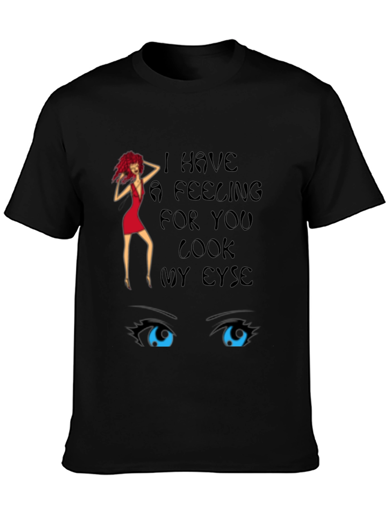 Novelty Graphic T-Shirt - Eye Design