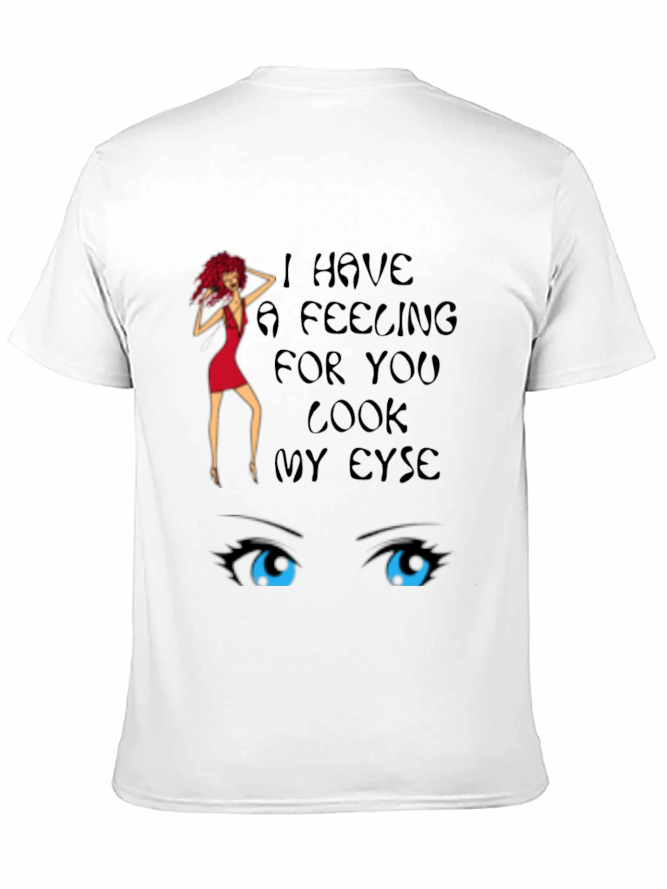 Novelty Graphic T-Shirt - Eye Design