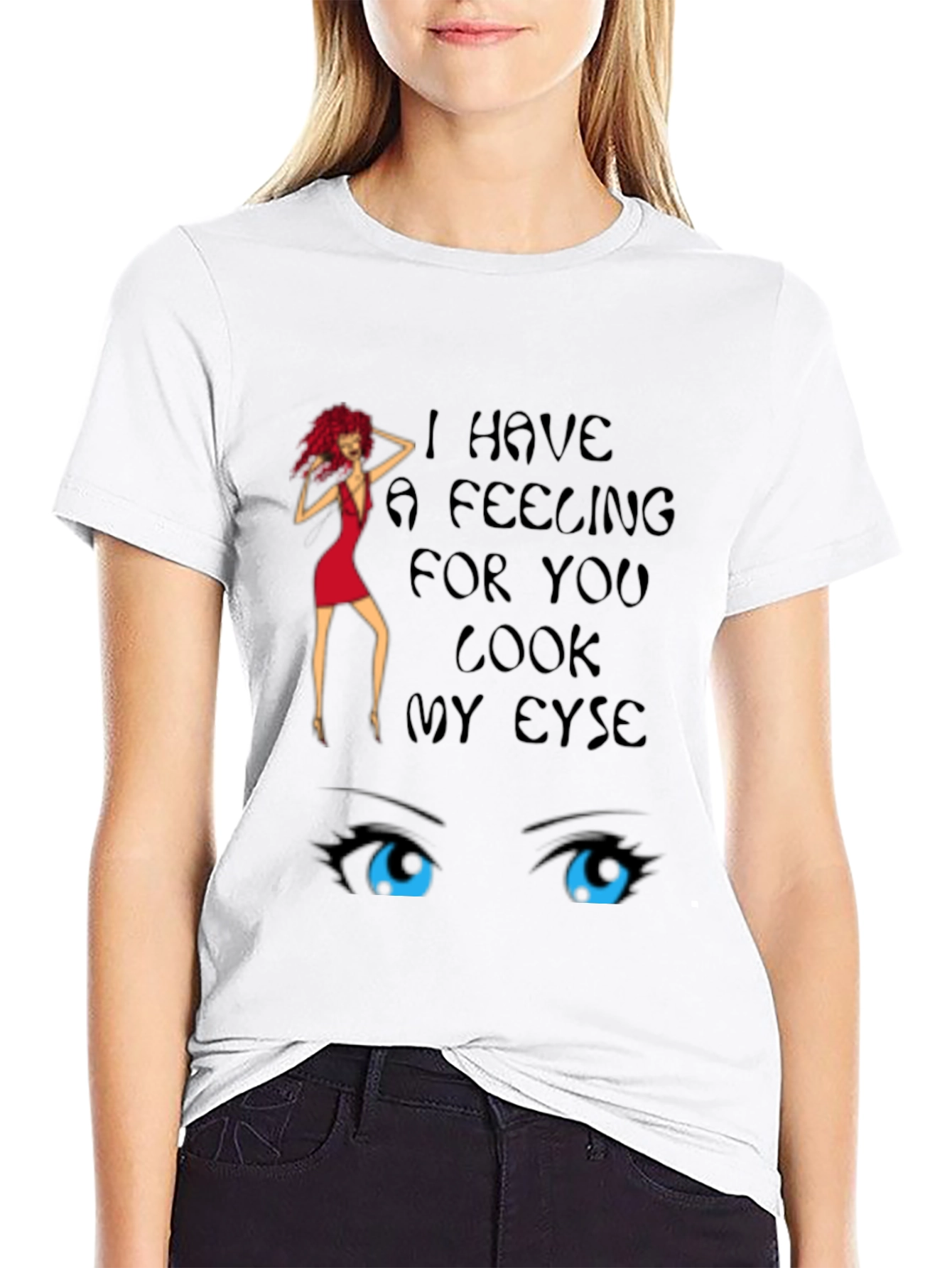 Novelty Graphic T-Shirt - Eye Design