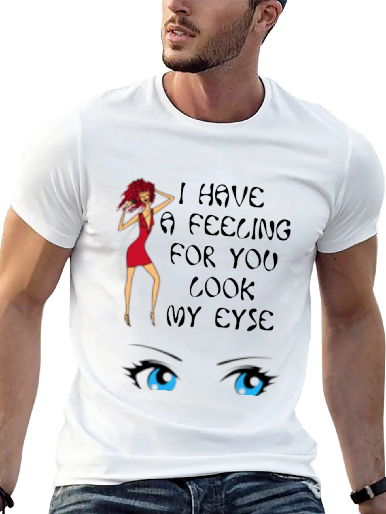 Novelty Graphic T-Shirt - Eye Design