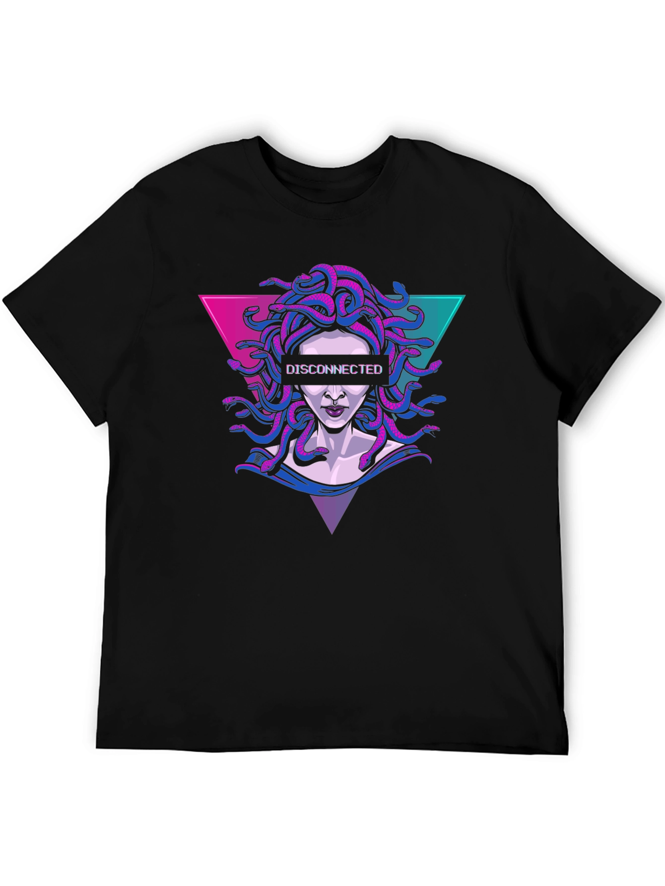 Disconnected Medusa Graphic Tee - Stylish & Unique