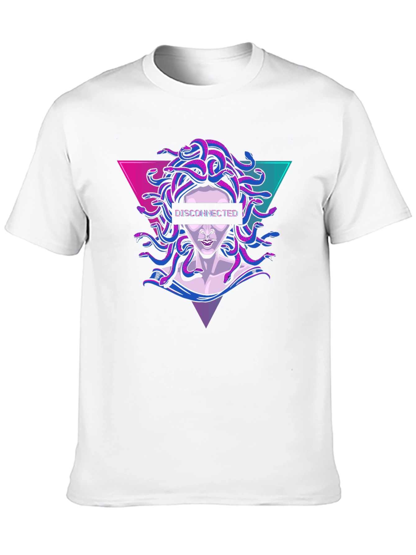 Disconnected Medusa Graphic Tee - Stylish & Unique