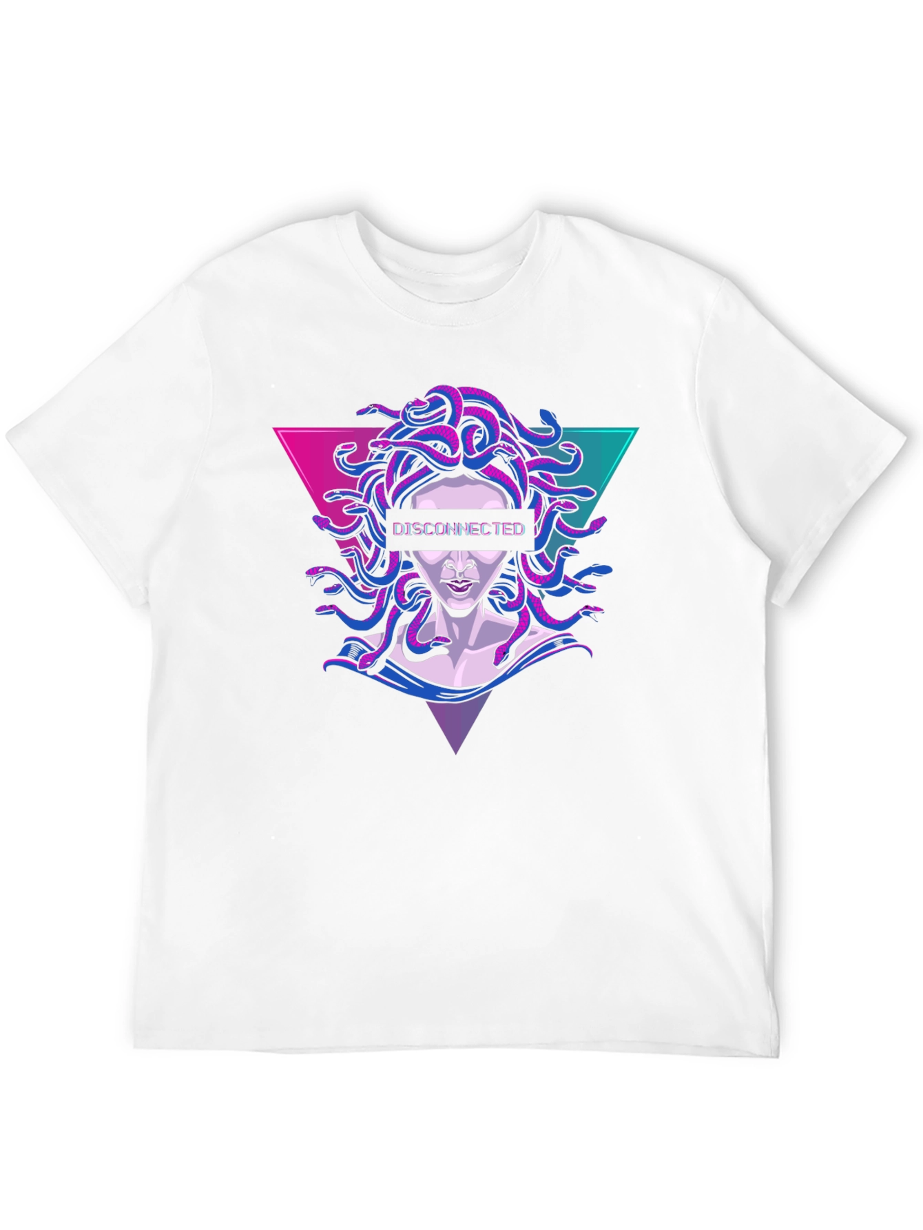 Disconnected Medusa Graphic Tee - Stylish & Unique