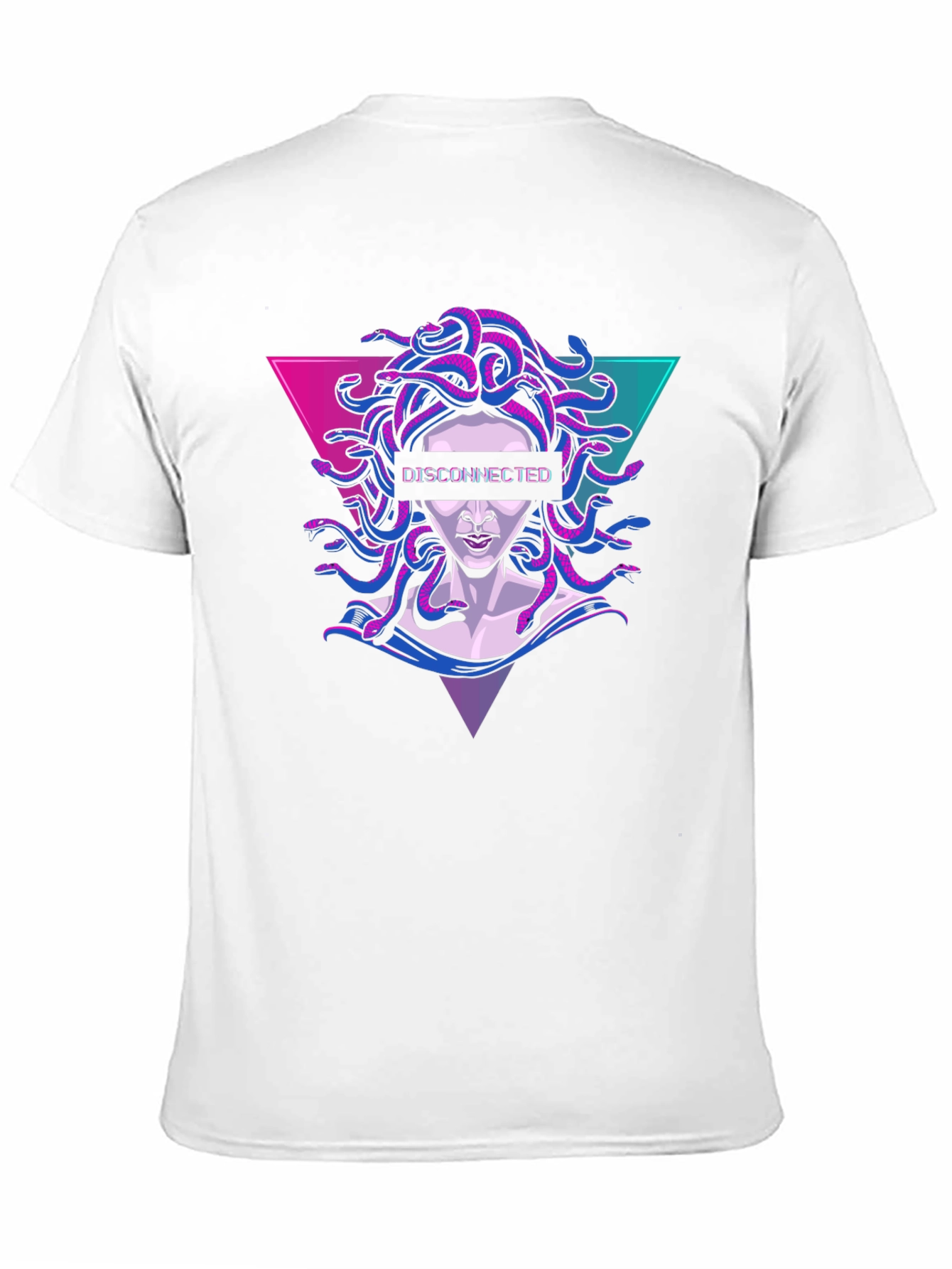 Disconnected Medusa Graphic Tee - Stylish & Unique