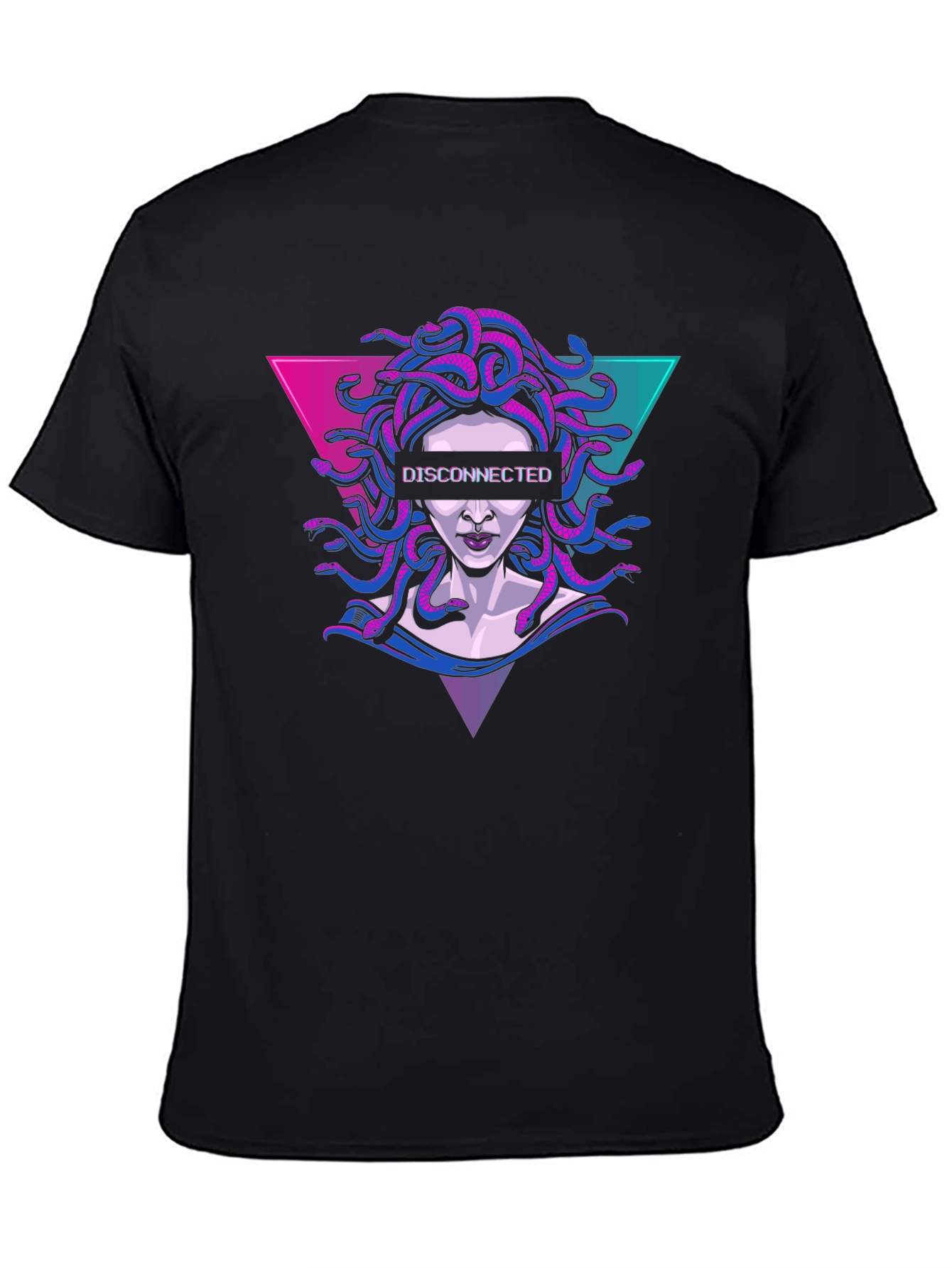 Disconnected Medusa Graphic Tee - Stylish & Unique