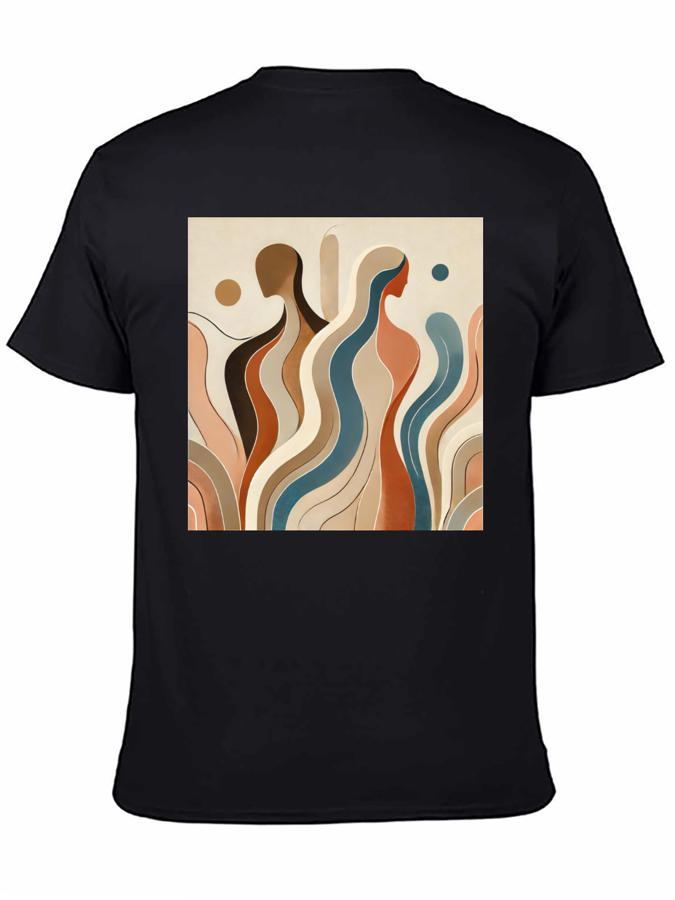 Abstract Art Tee - Stylish Graphic Print Shirt