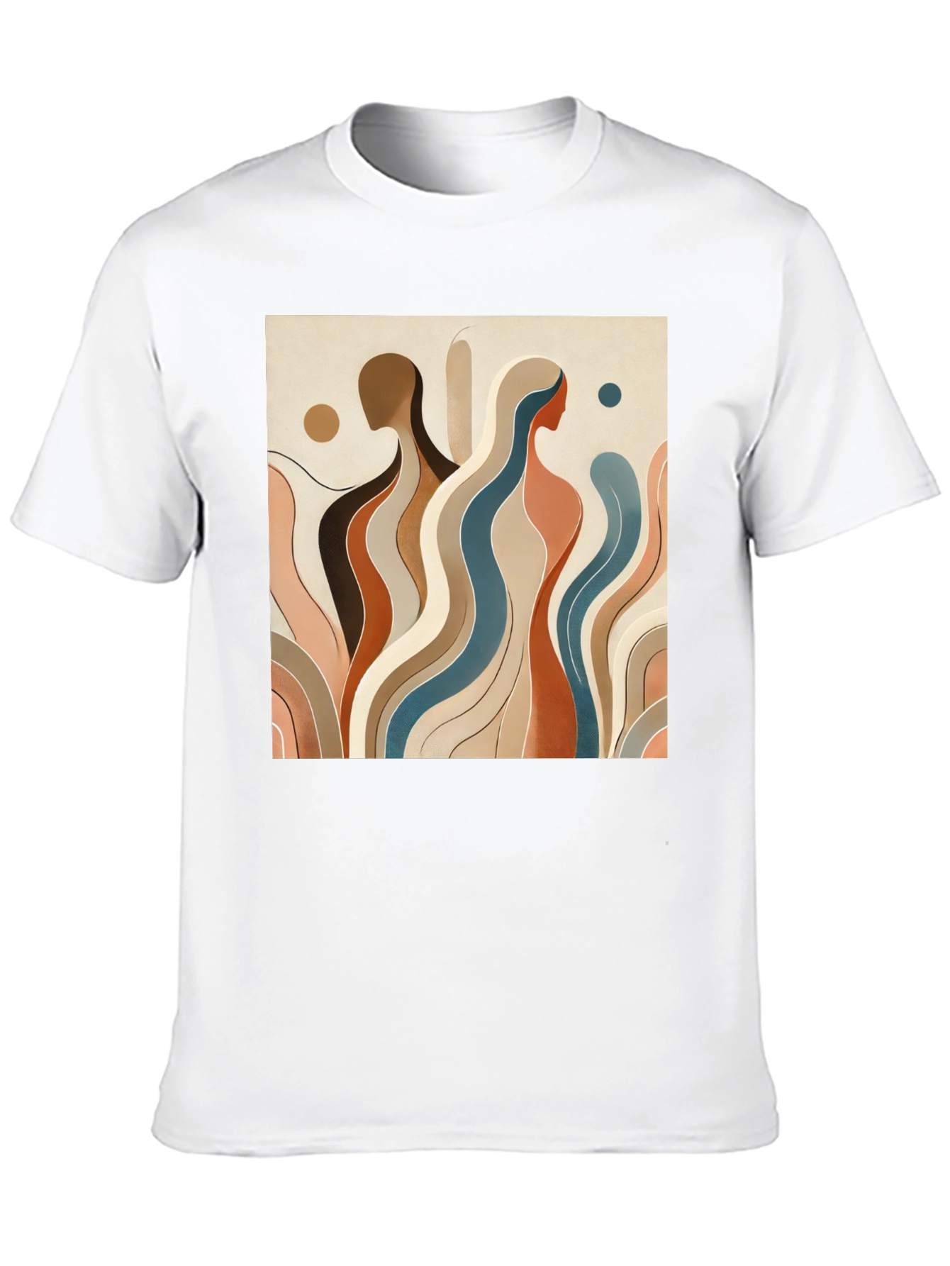 Abstract Art Tee - Stylish Graphic Print Shirt