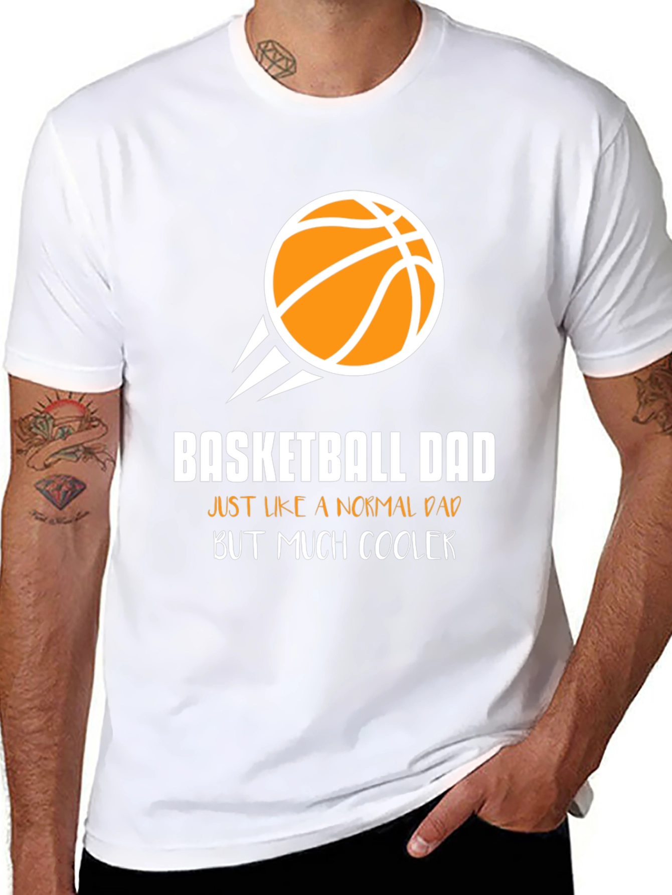 Basketball Dad T-Shirt - Cool Dad Tee