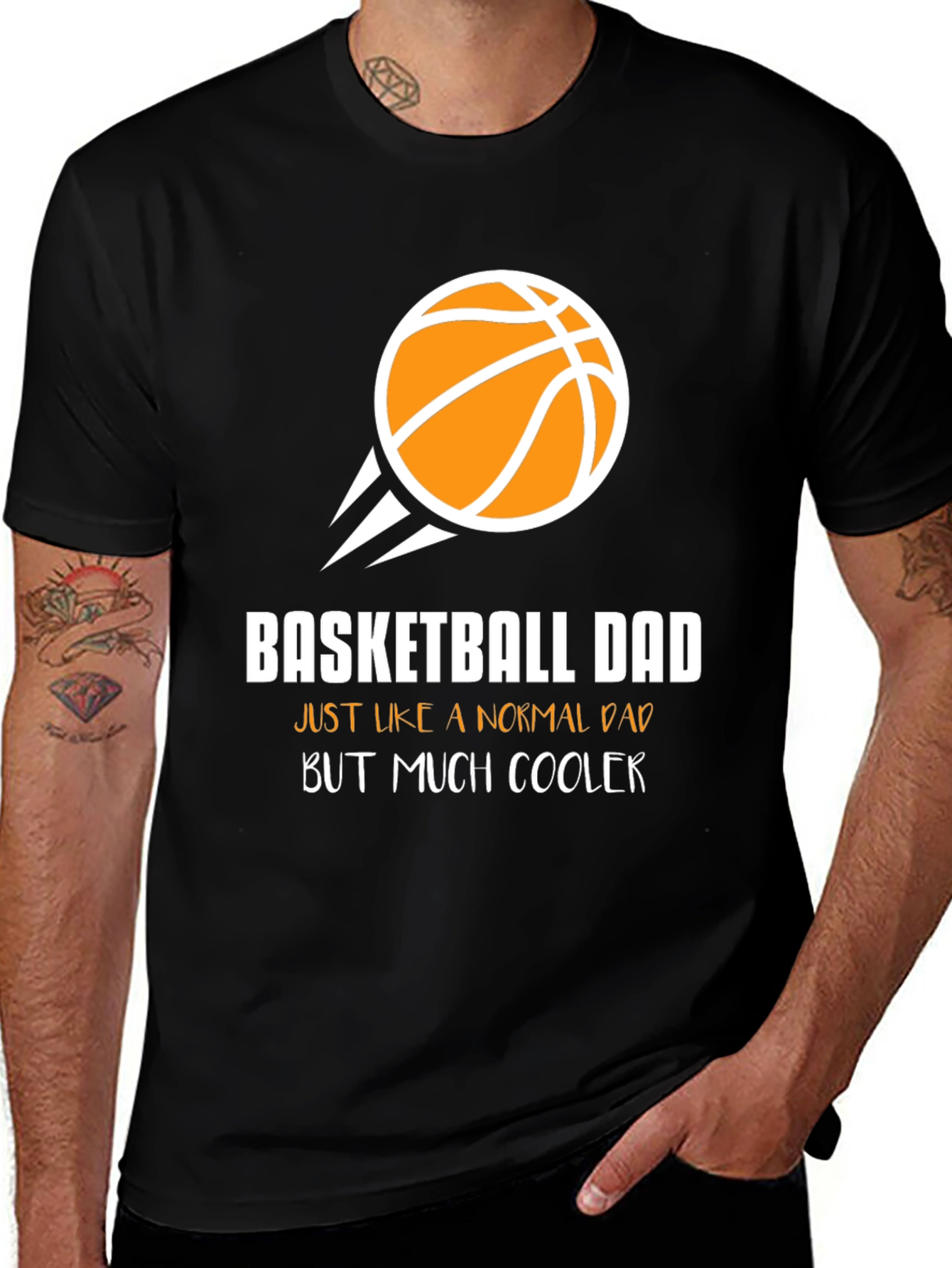 Basketball Dad T-Shirt - Cool Dad Tee