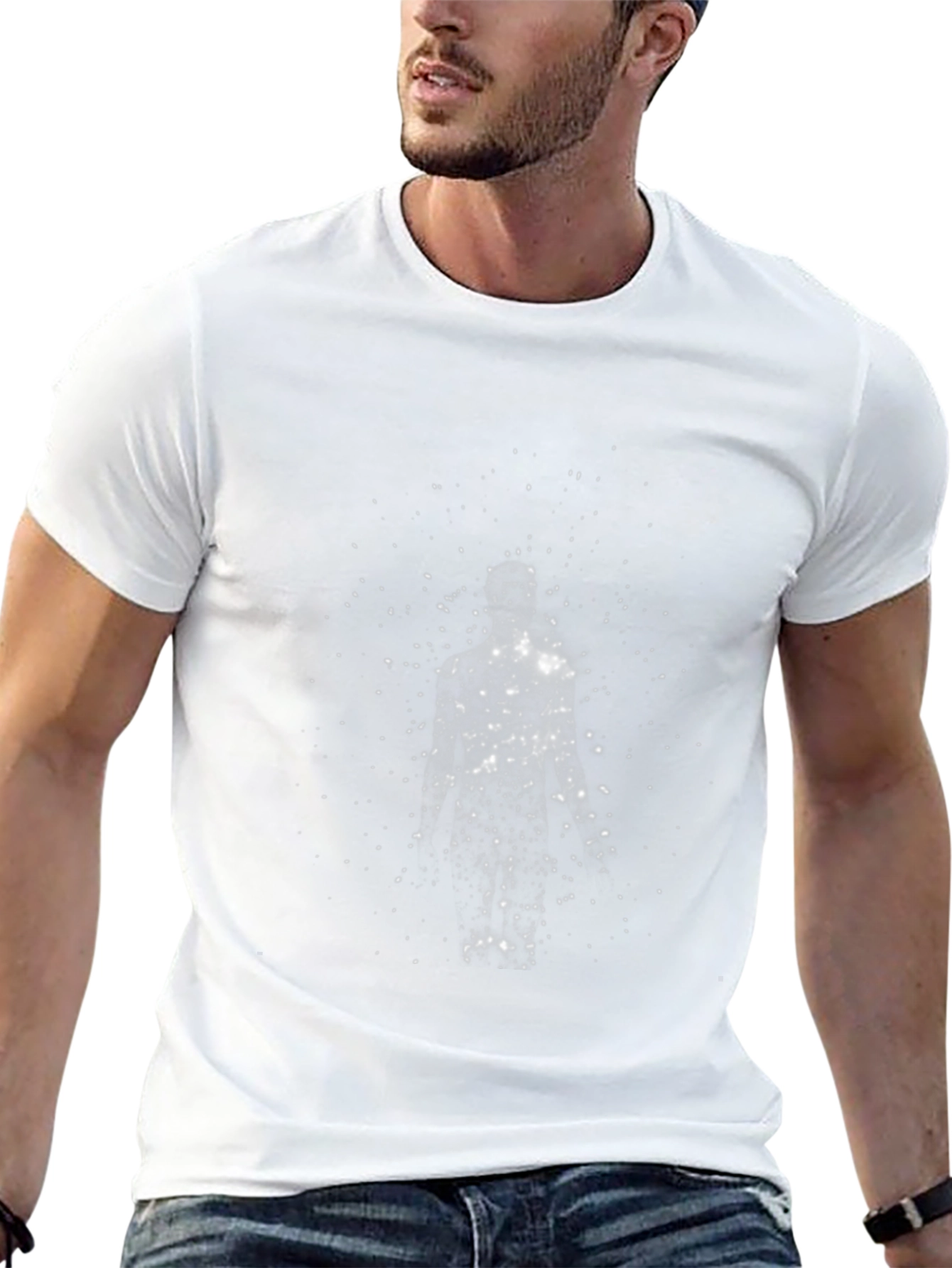 Sparkling Silhouette Black T-Shirt