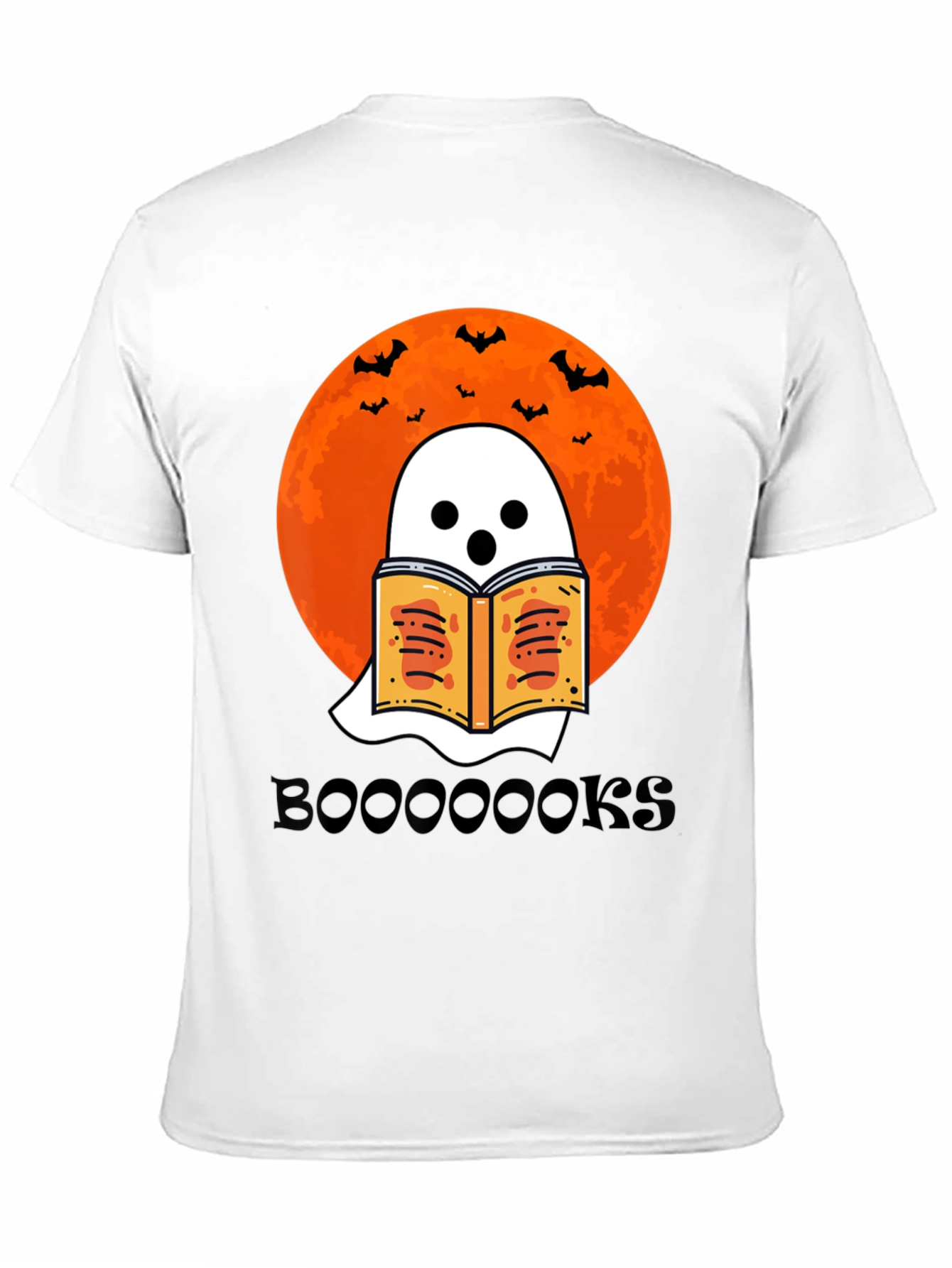 Boo-ooks T-Shirt | Halloween Ghost Reading