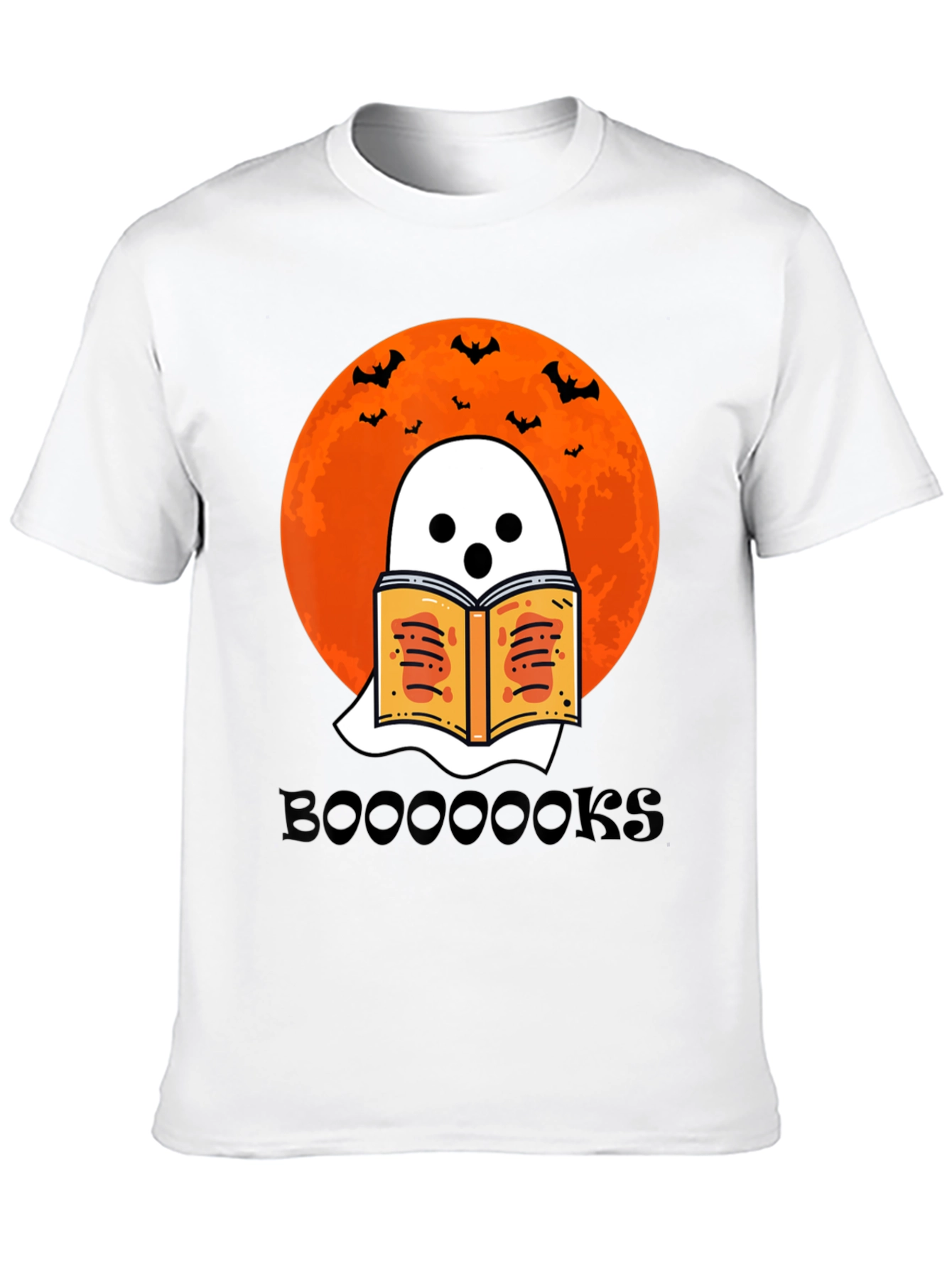 Boo-ooks T-Shirt | Halloween Ghost Reading