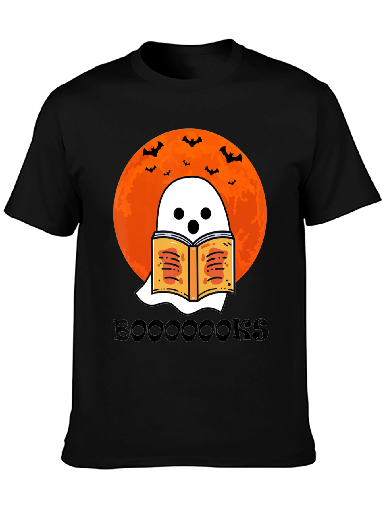 Boo-ooks T-Shirt | Halloween Ghost Reading