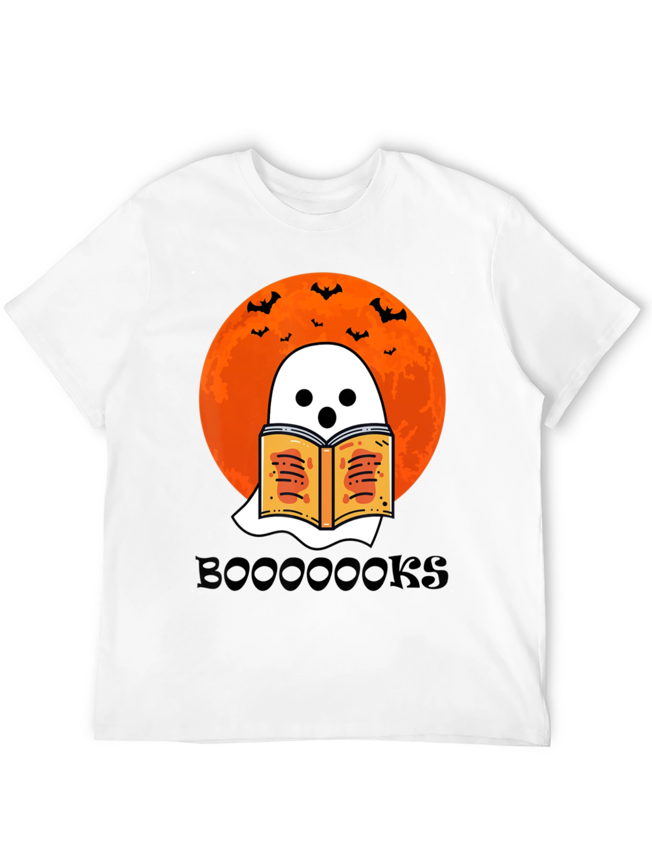 Boo-ooks T-Shirt | Halloween Ghost Reading