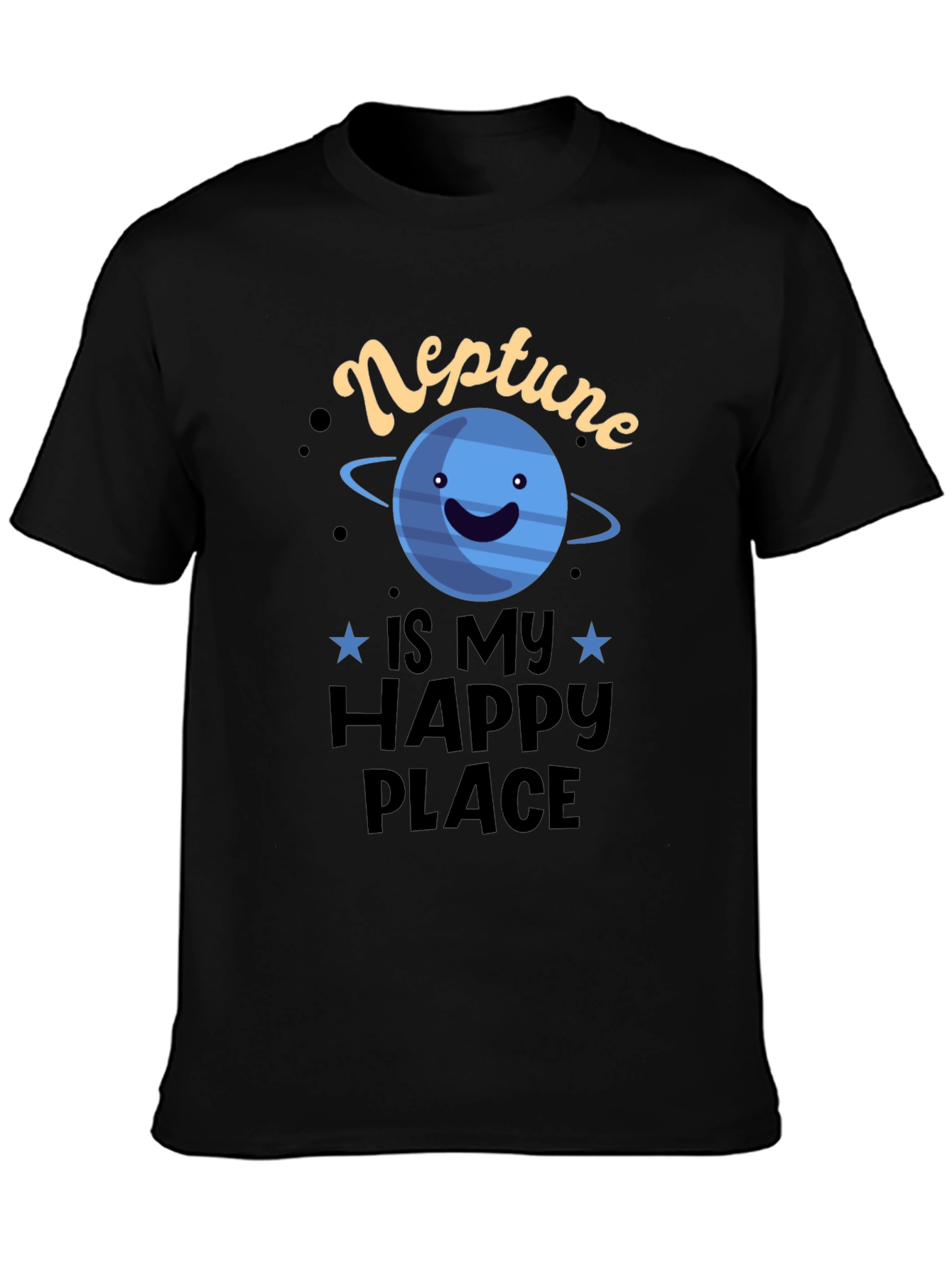 Neptune Happy Place Graphic T-Shirt