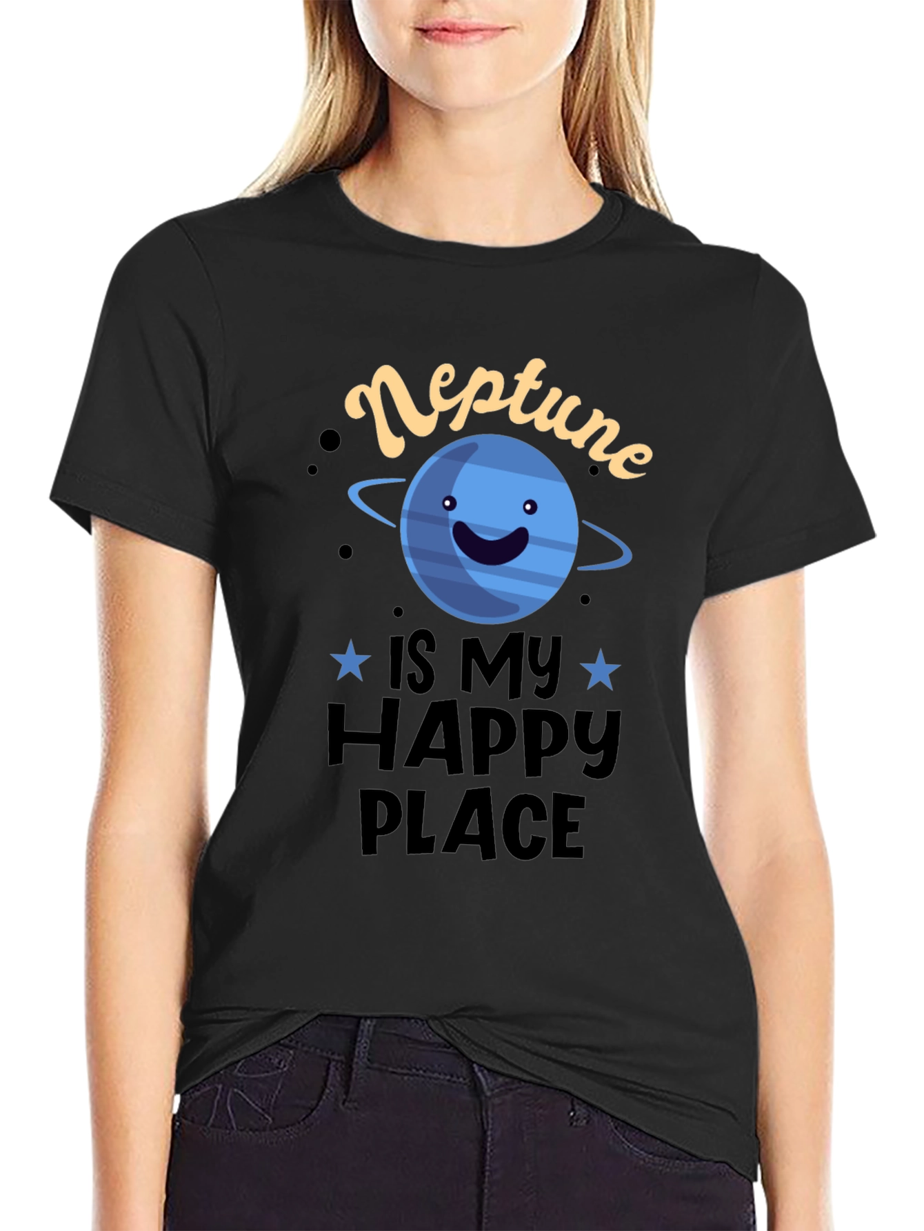 Neptune Happy Place Graphic T-Shirt