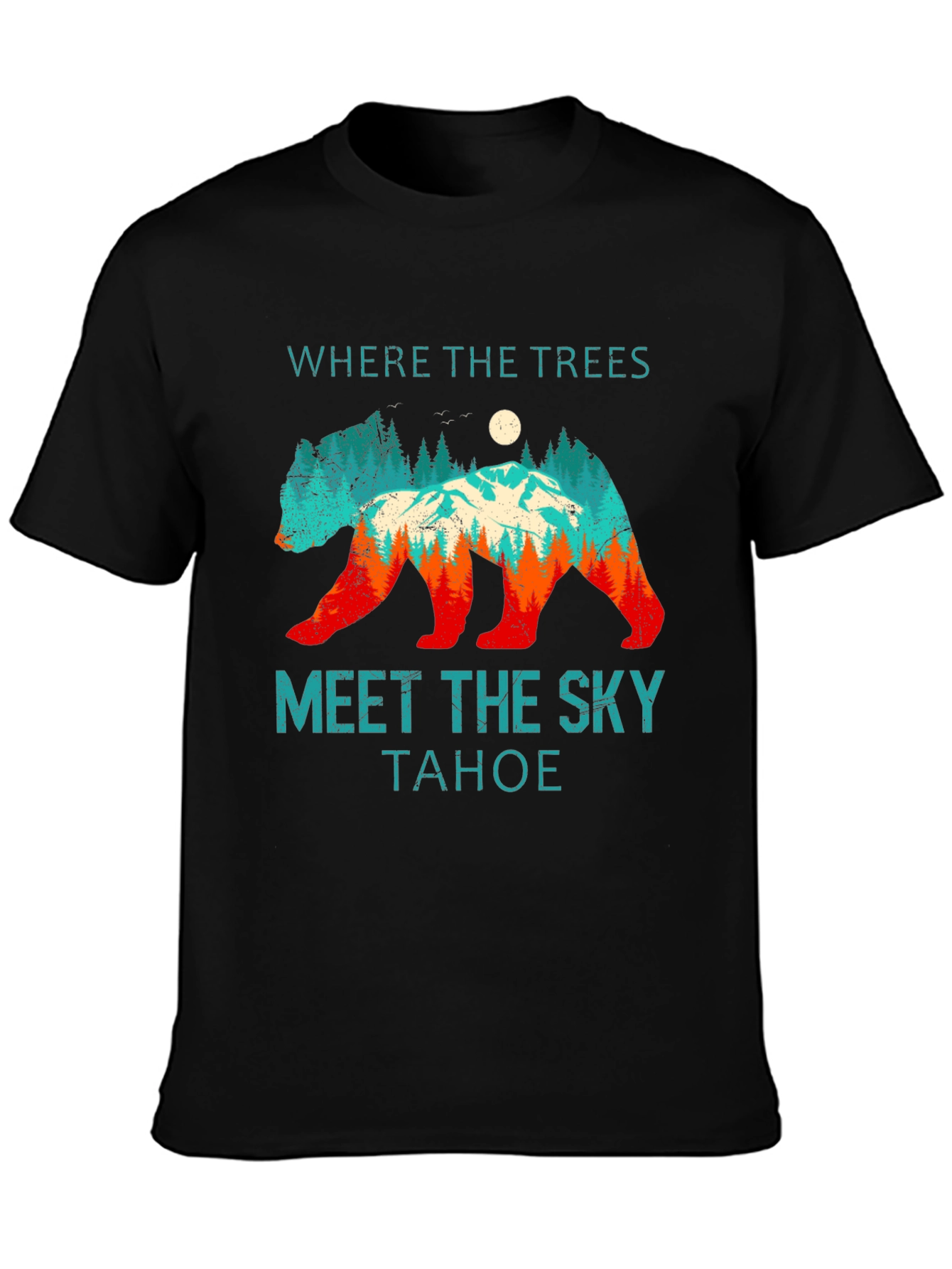Tahoe Bear Graphic Tee - Nature Lovers Comfort