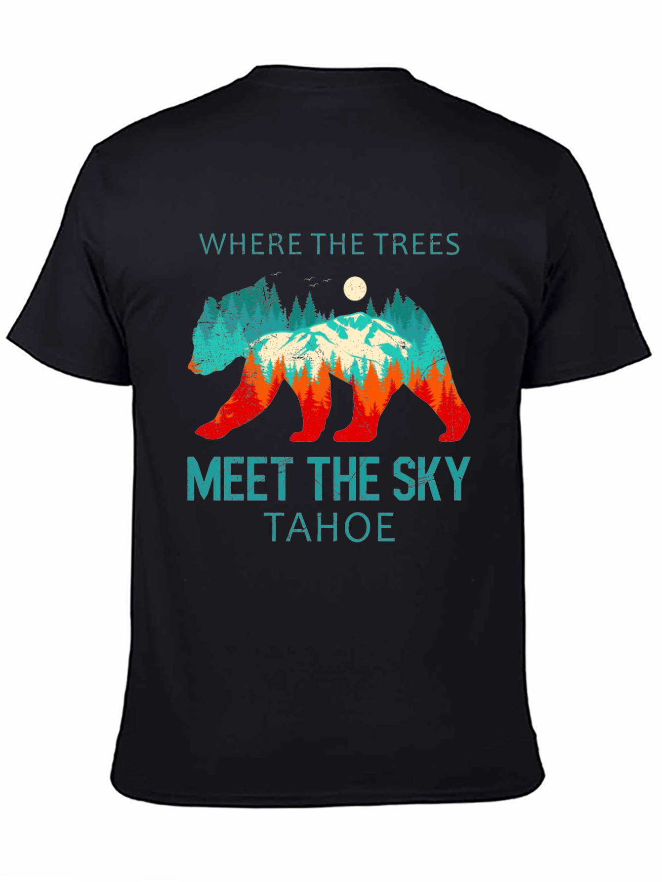 Tahoe Bear Graphic Tee - Nature Lovers Comfort