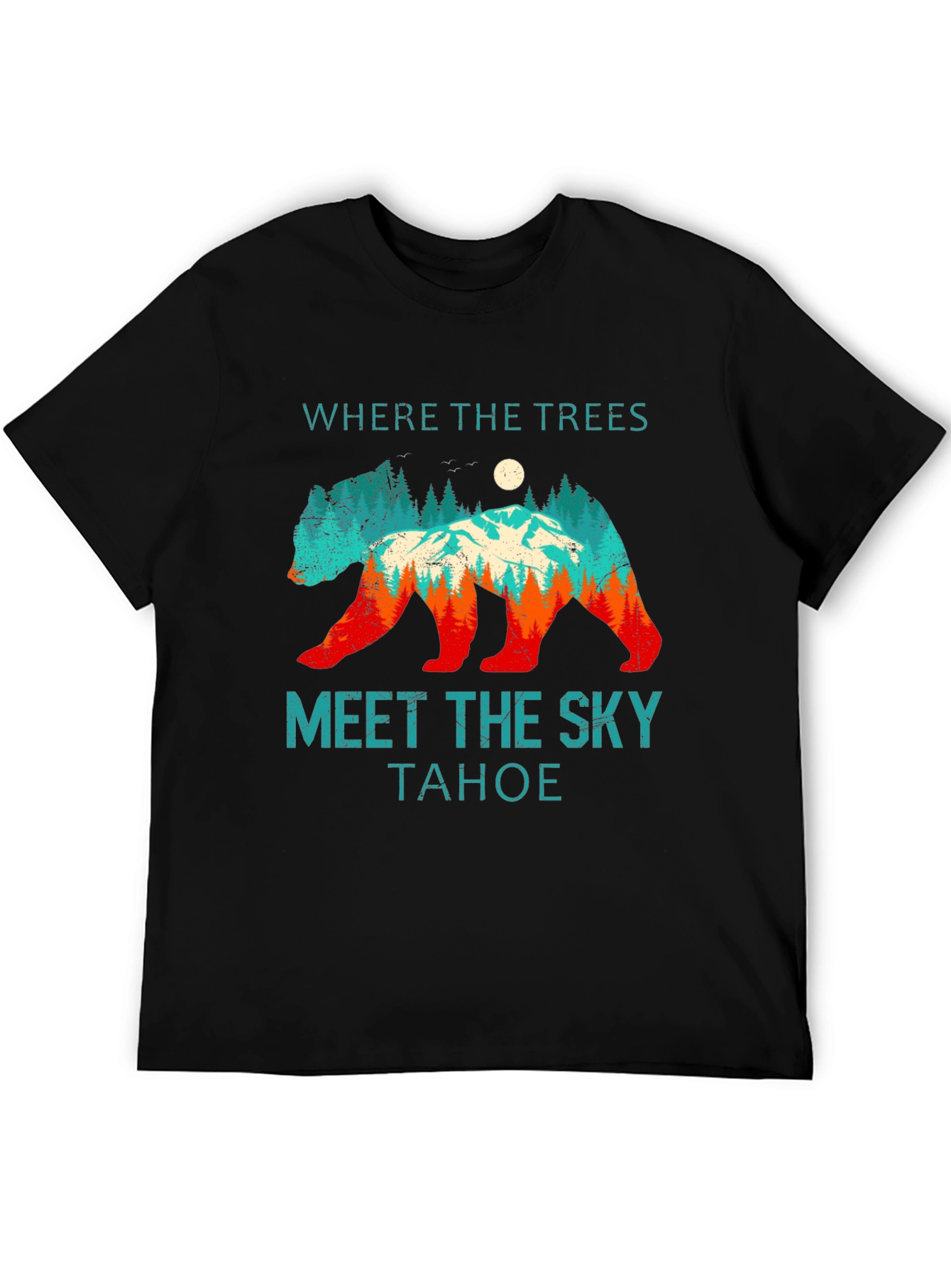 Tahoe Bear Graphic Tee - Nature Lovers Comfort