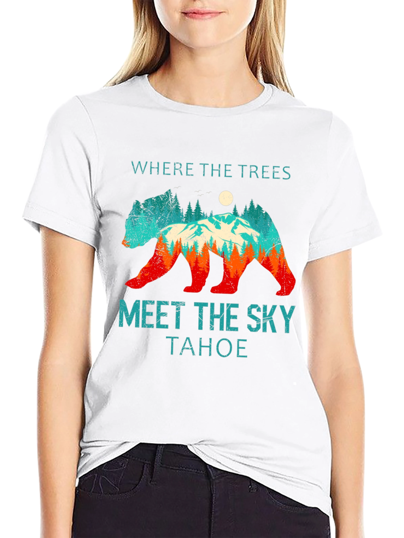 Tahoe Bear Graphic Tee - Nature Lovers Comfort