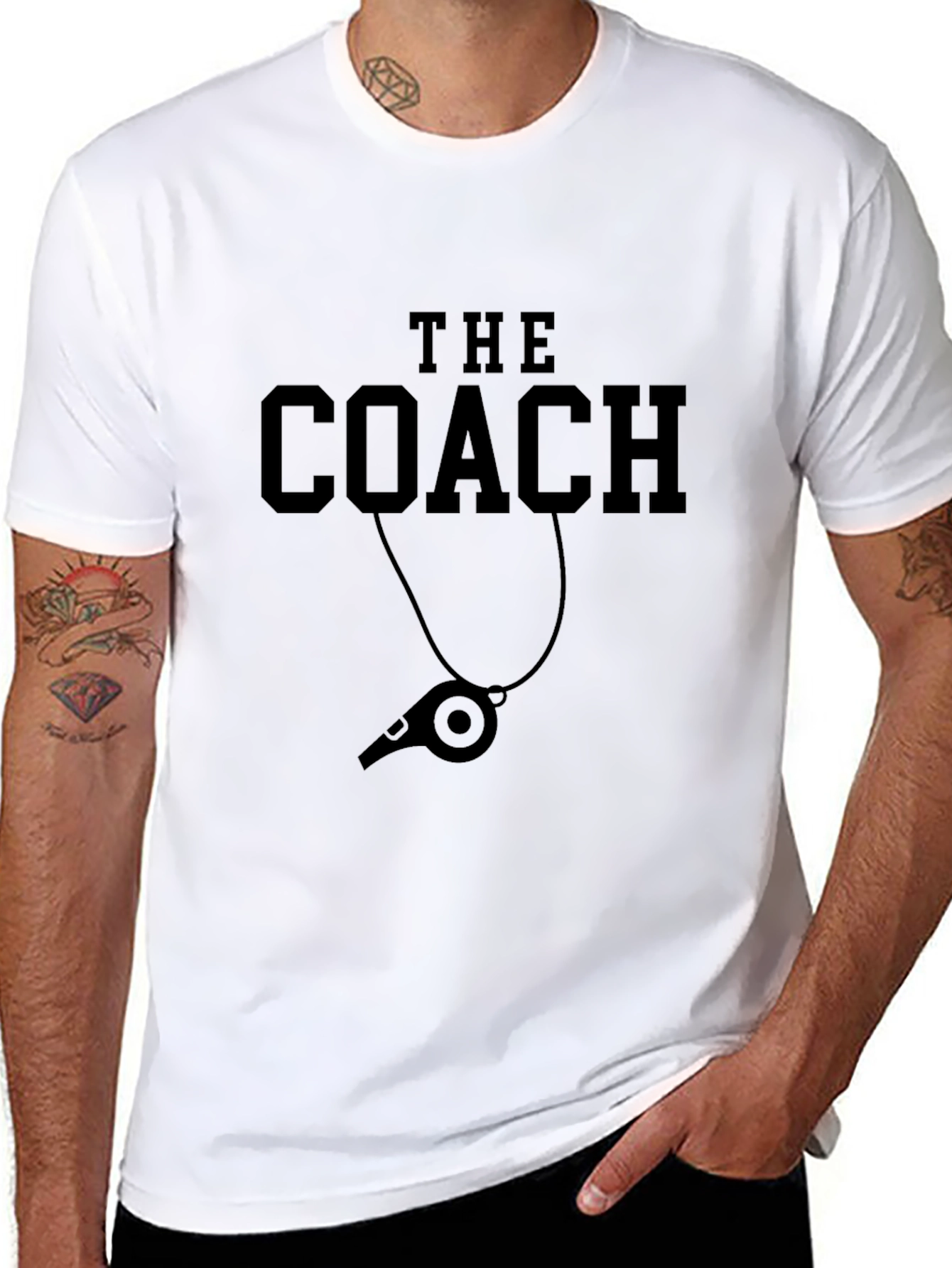 The Coach T-Shirt - Whistle Graphic