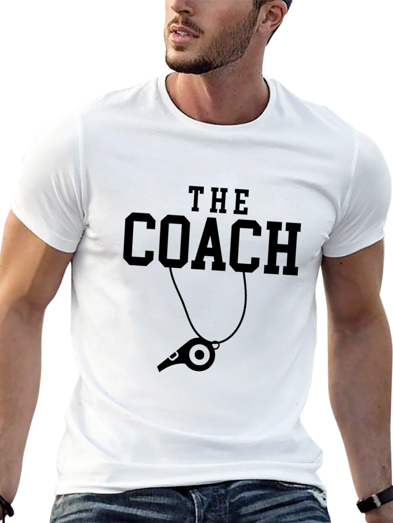 The Coach T-Shirt - Whistle Graphic
