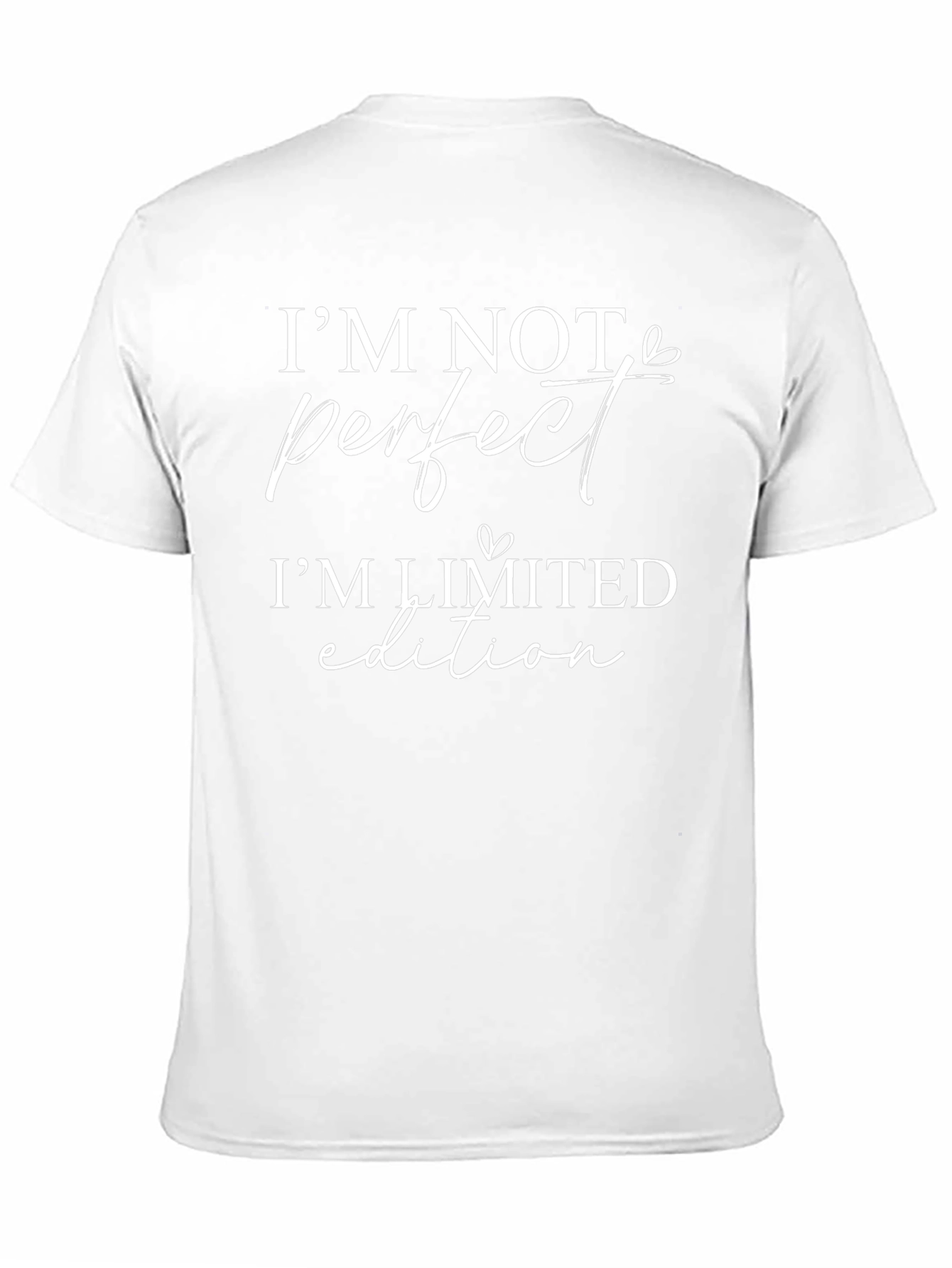 Im Not Perfect Im Limited Edition Black T-Shirt