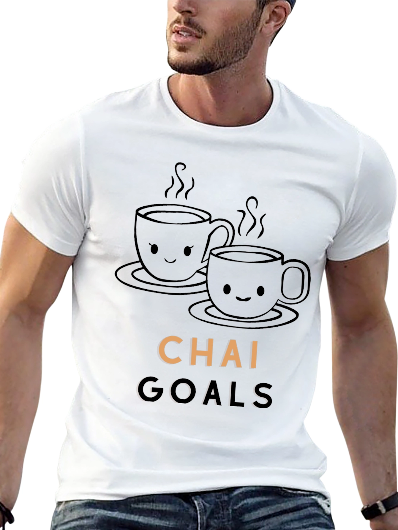 Chai Goals T-Shirt - Cute Coffee Lover Tee