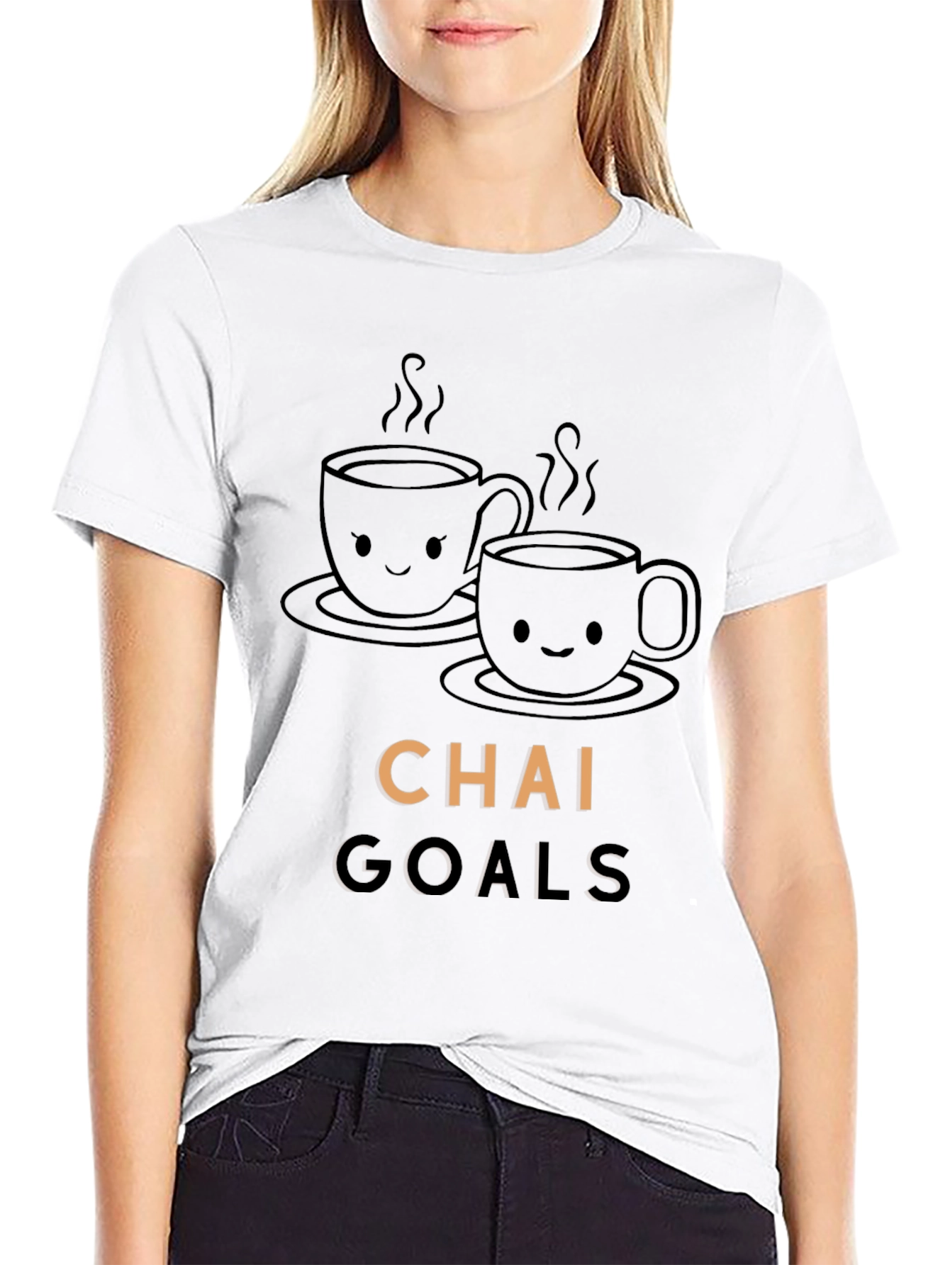 Chai Goals T-Shirt - Cute Coffee Lover Tee