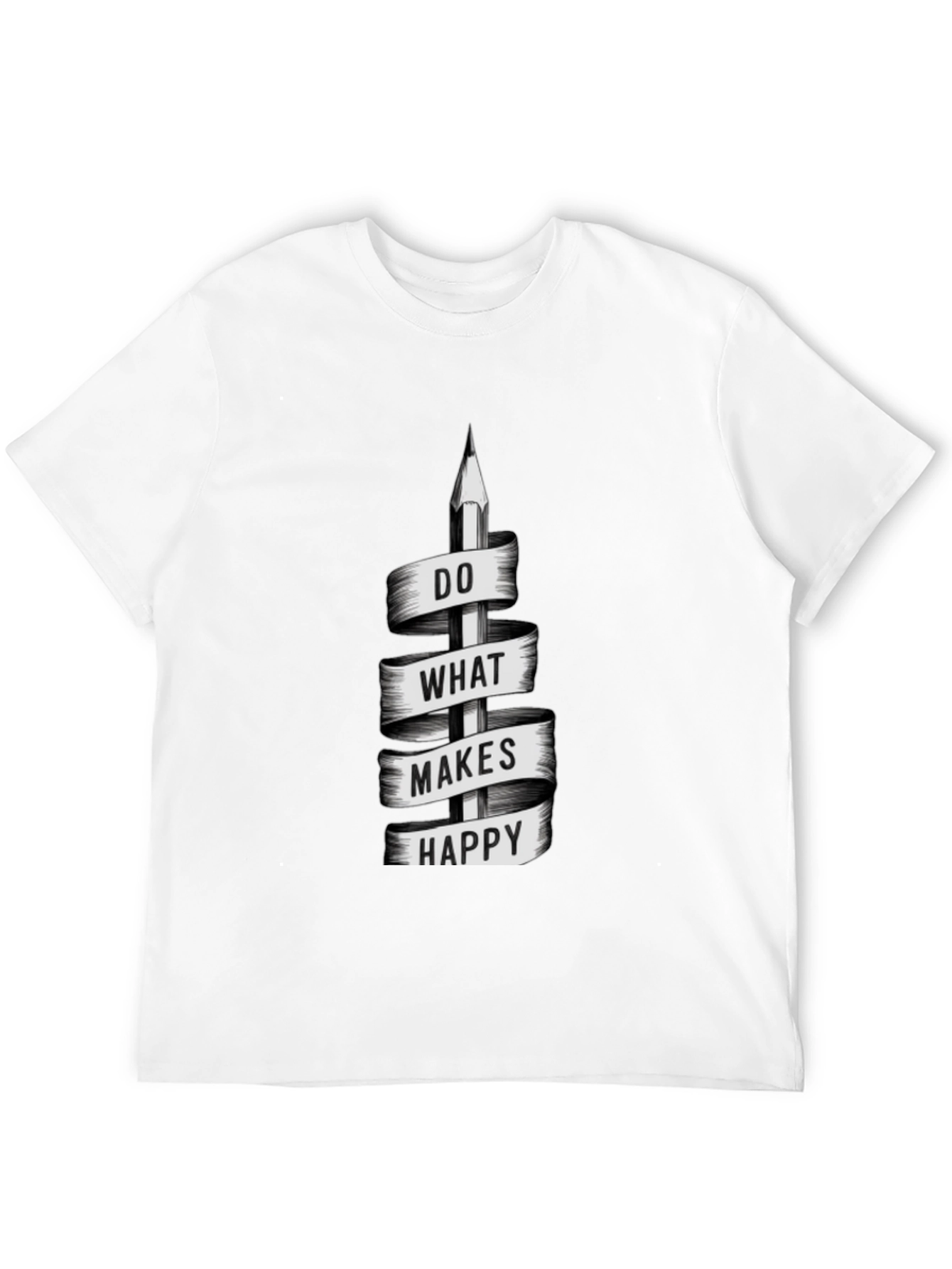 Inspirational Graphic Tee - Do What Makes Happy
