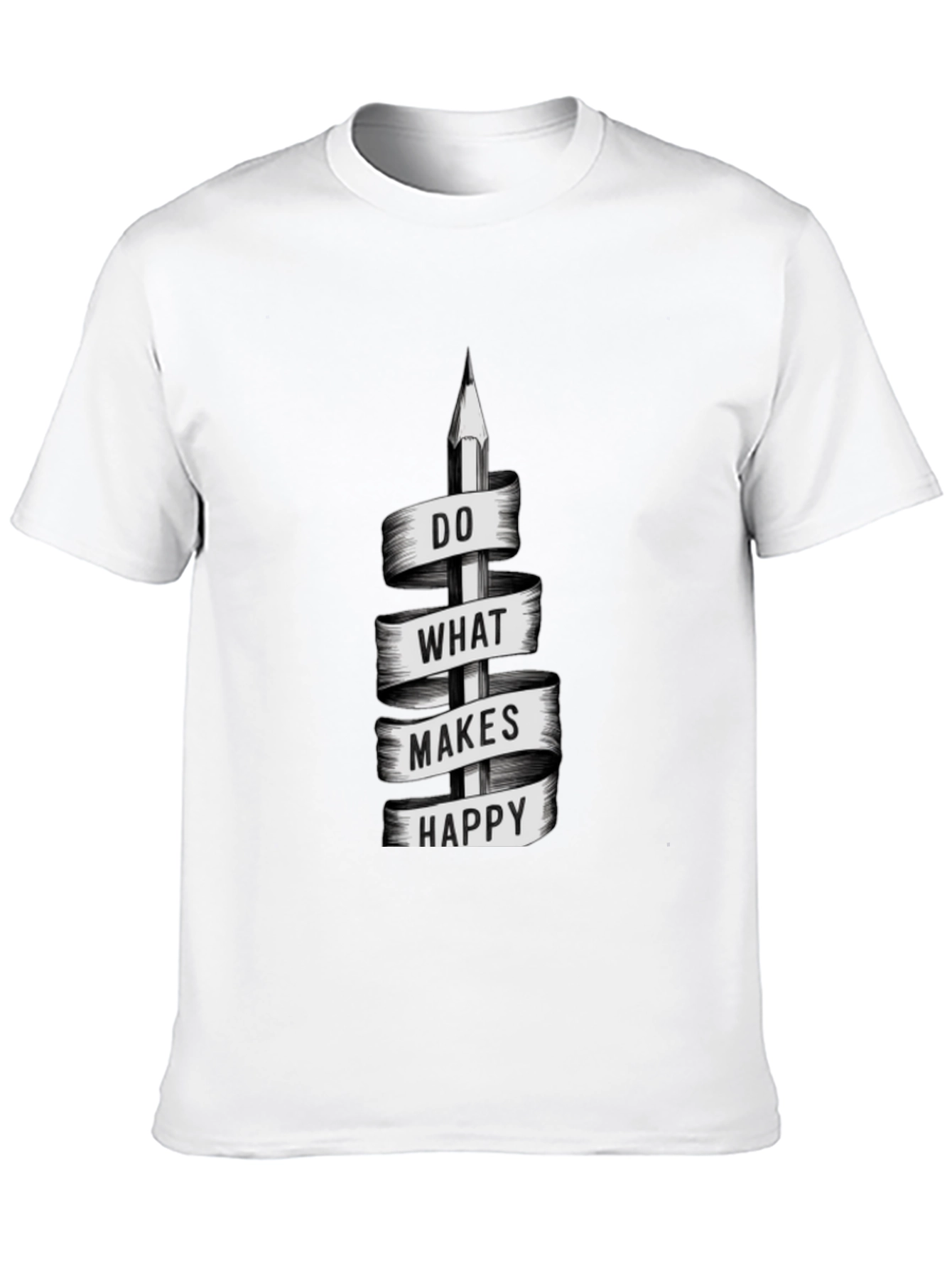 Inspirational Graphic Tee - Do What Makes Happy