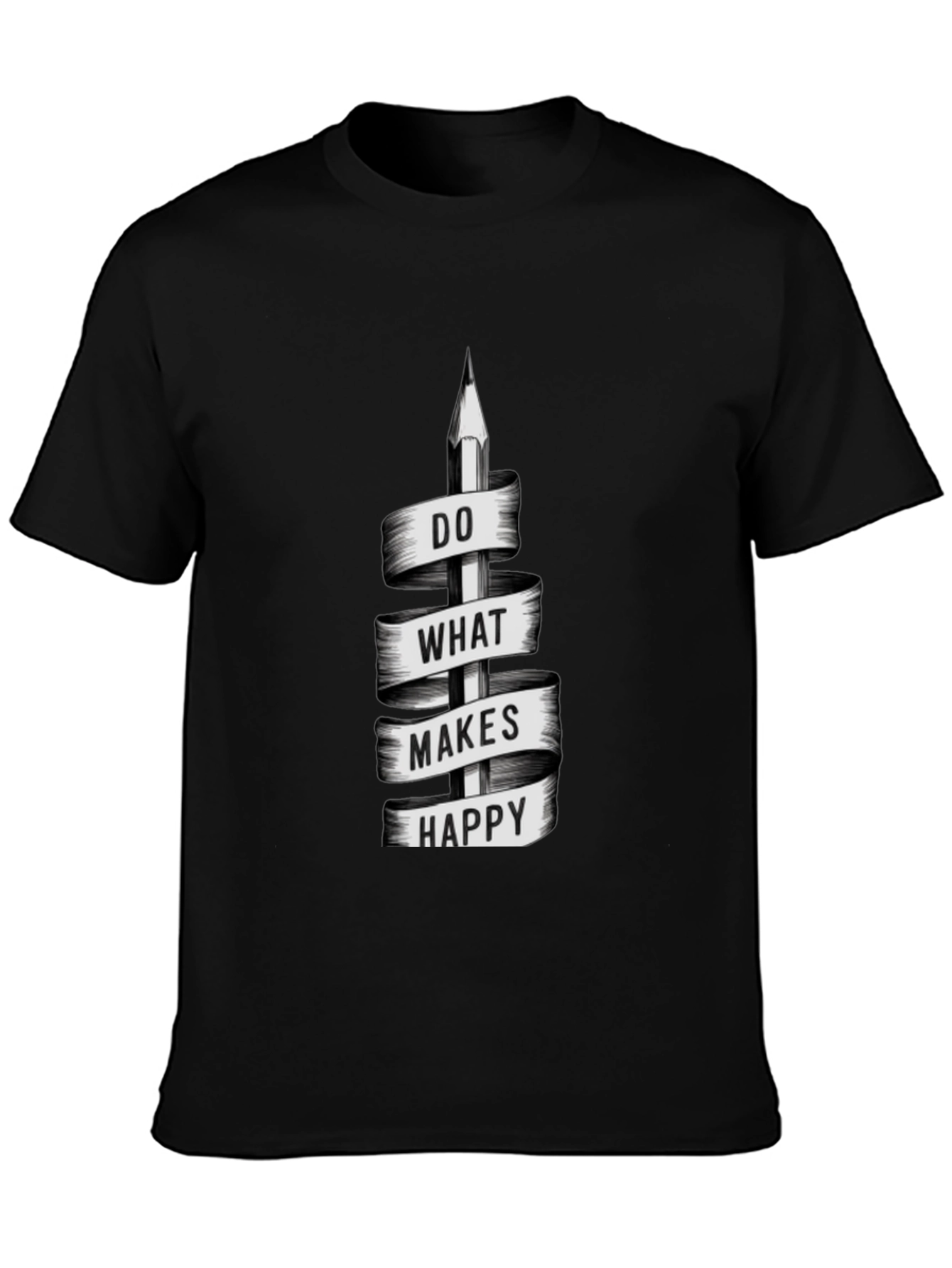 Inspirational Graphic Tee - Do What Makes Happy