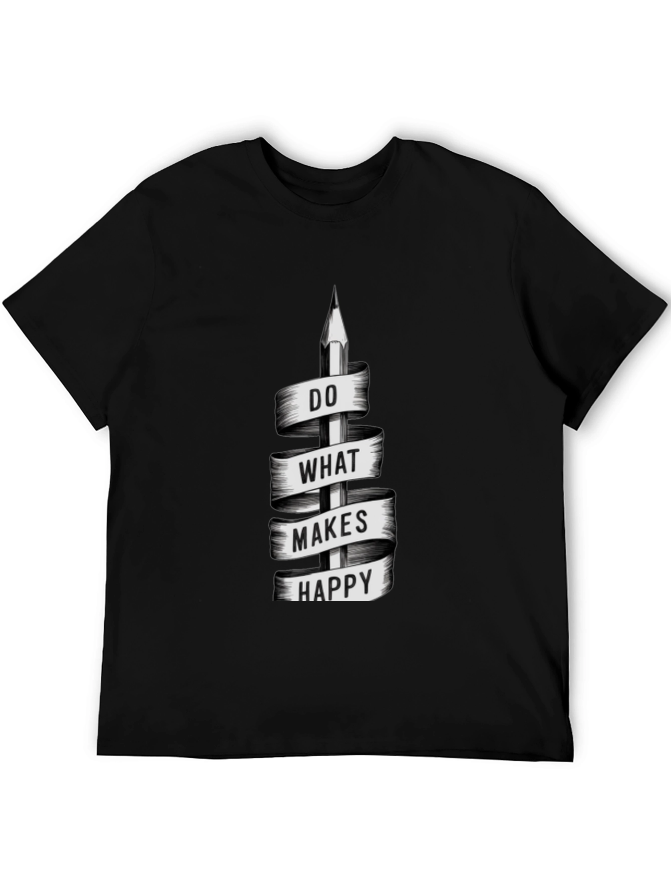Inspirational Graphic Tee - Do What Makes Happy