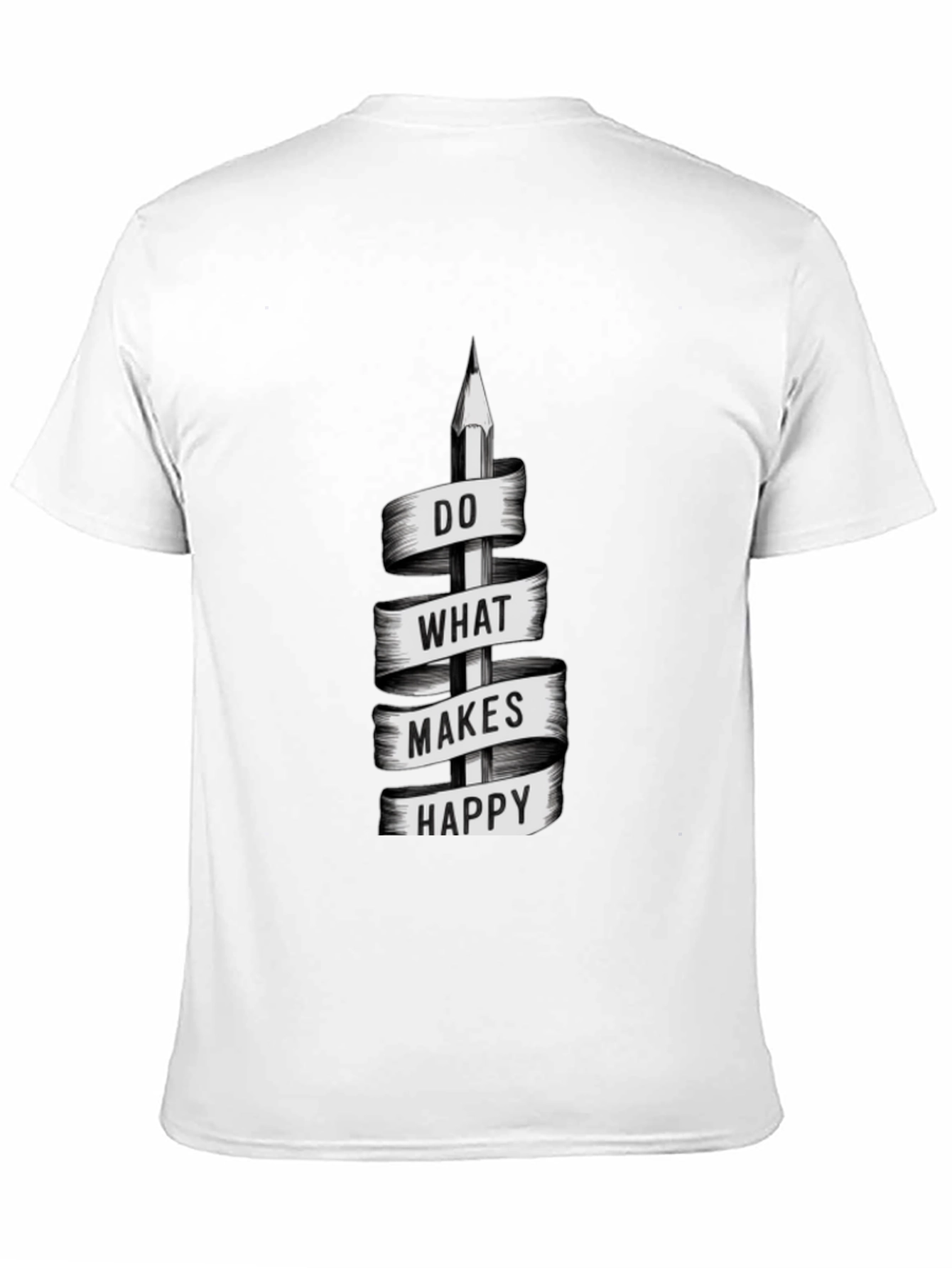 Inspirational Graphic Tee - Do What Makes Happy