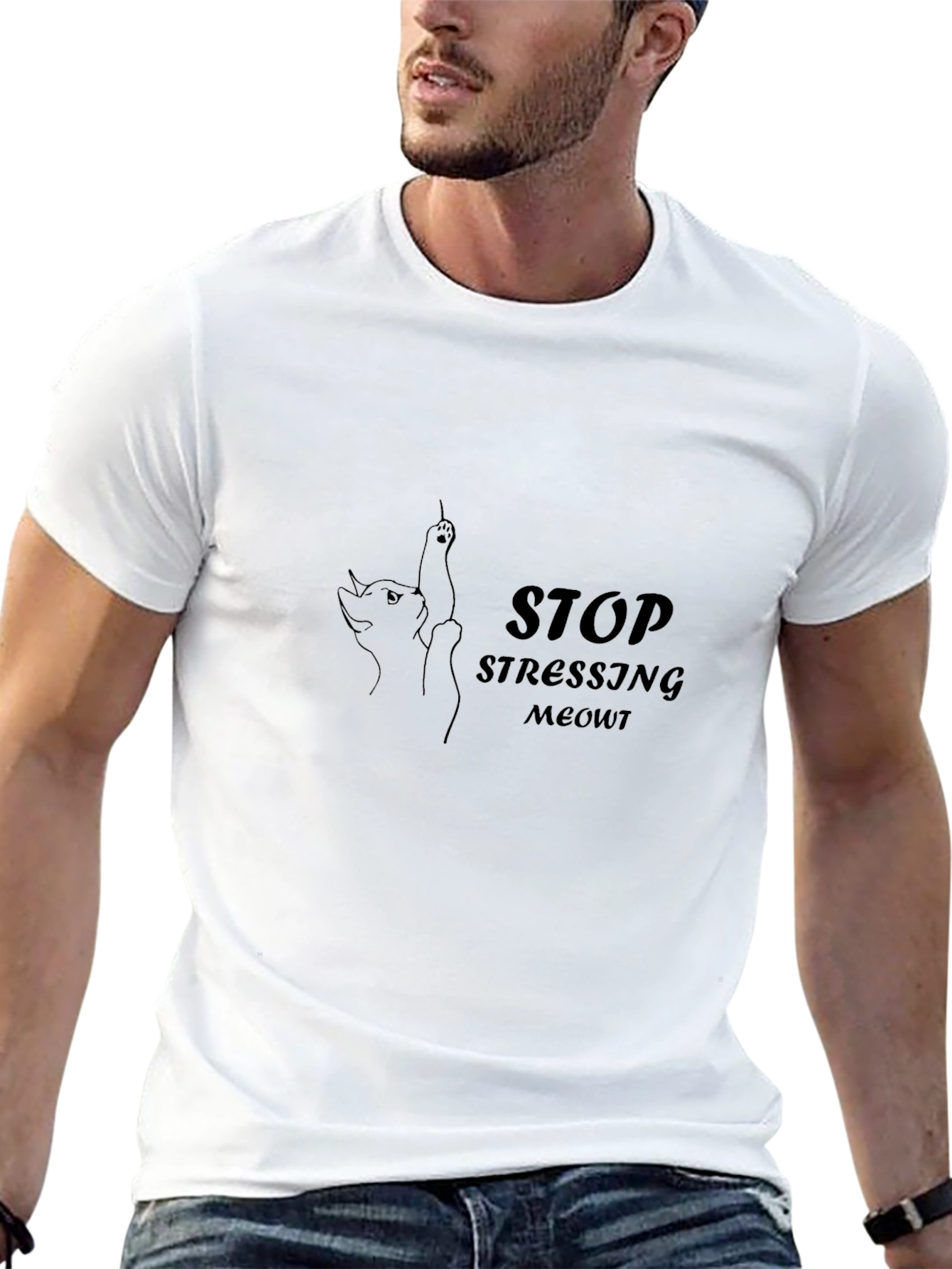 Stop Stressing Meowt Cat Tee