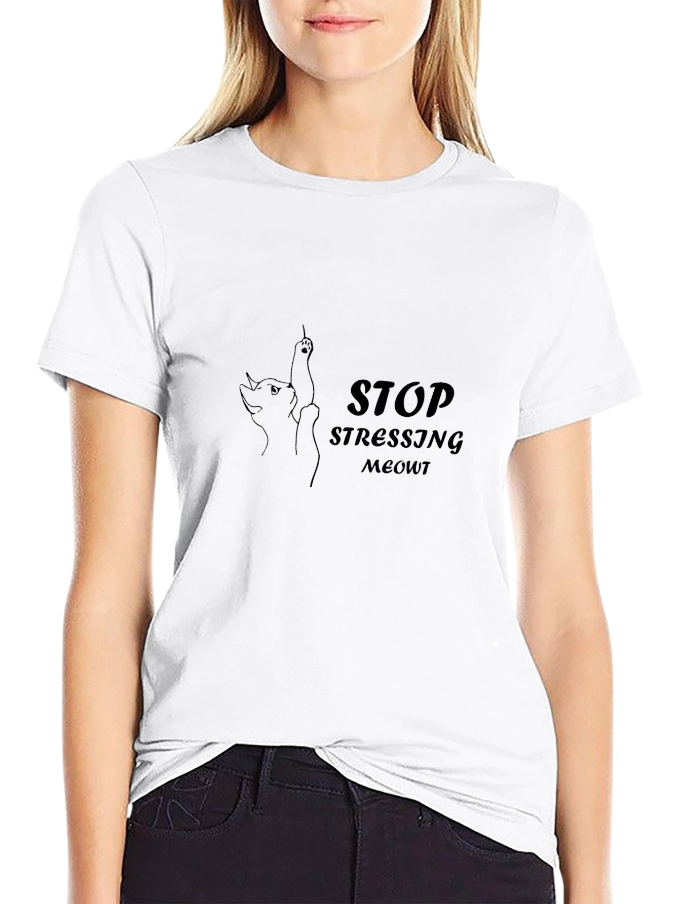 Stop Stressing Meowt Cat Tee
