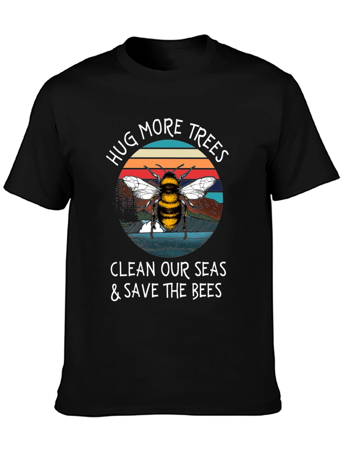 Hug Trees Save Bees Graphic Tee