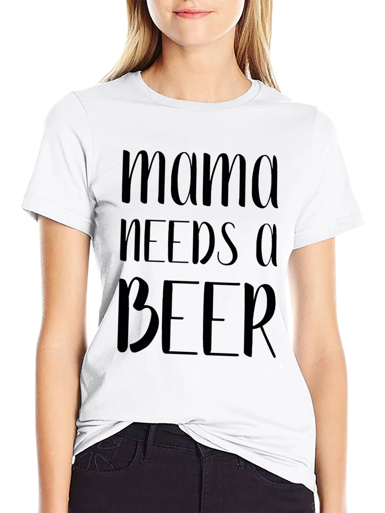 Mama Needs a Beer Graphic Tee - Unisex