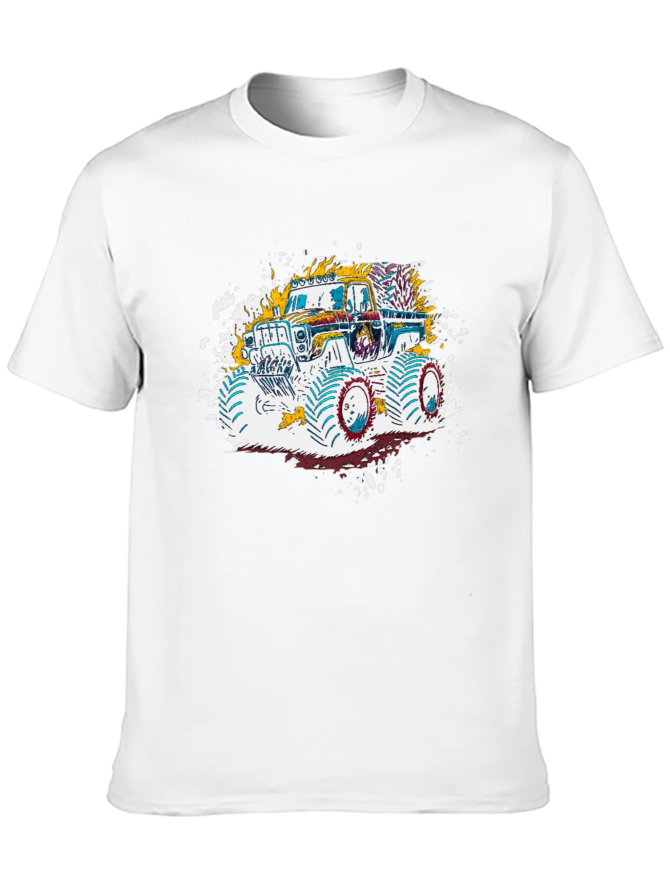 Monster Truck Graphic Tee - Fun Design
