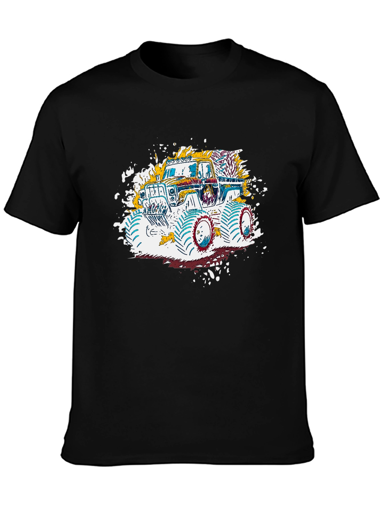 Monster Truck Graphic Tee - Fun Design