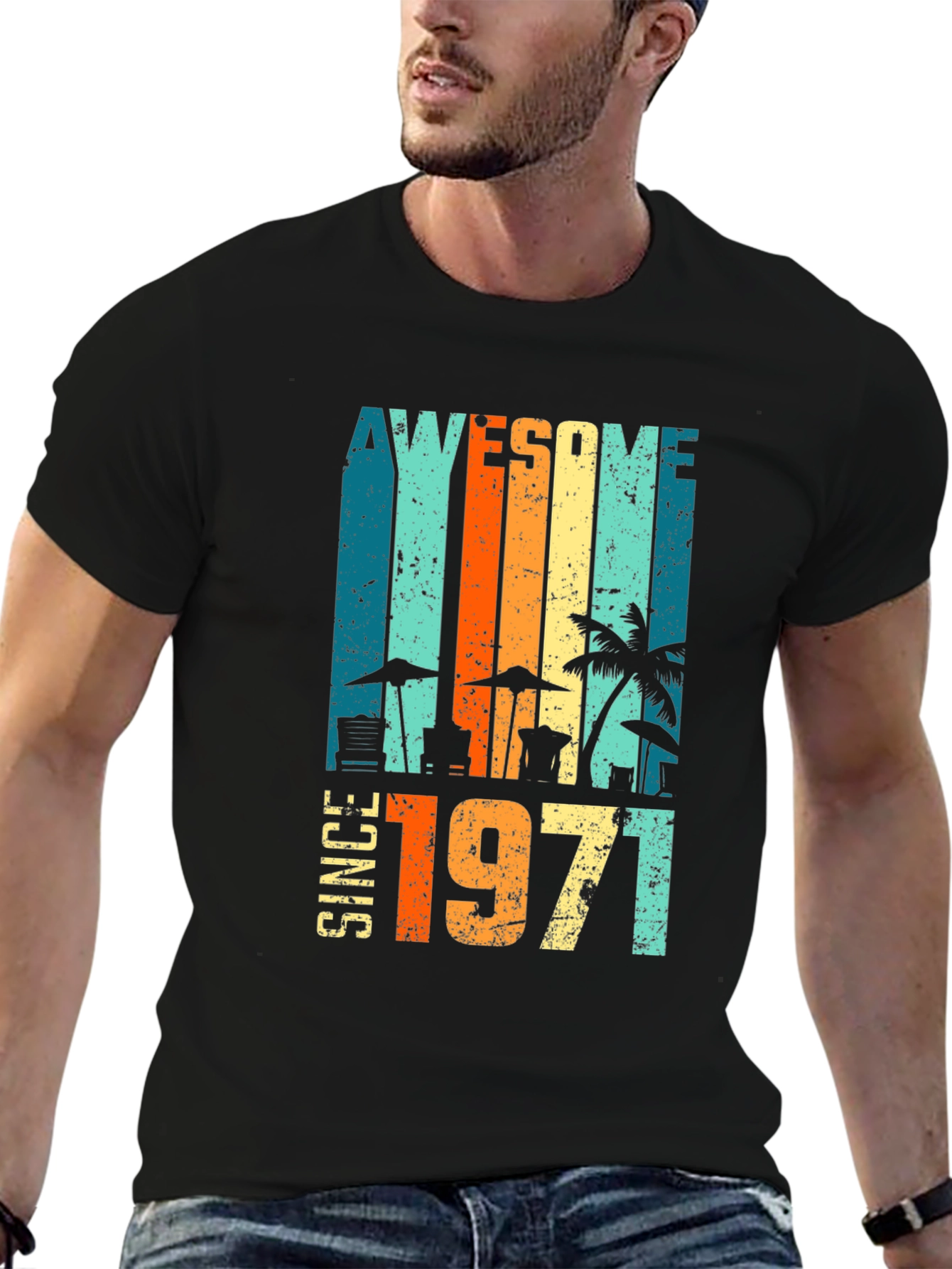 Awesome Since 1971 Retro T-Shirt