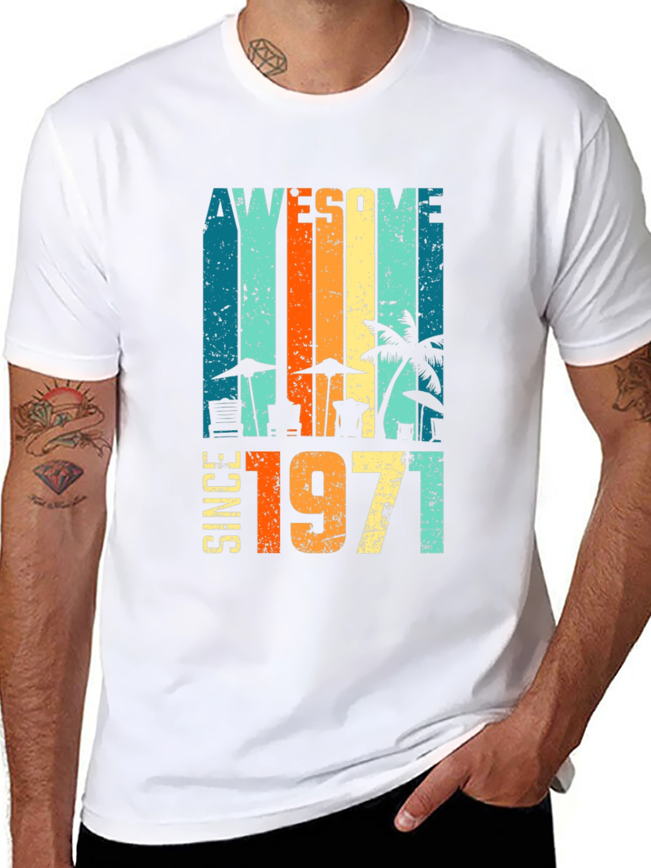 Awesome Since 1971 Retro T-Shirt