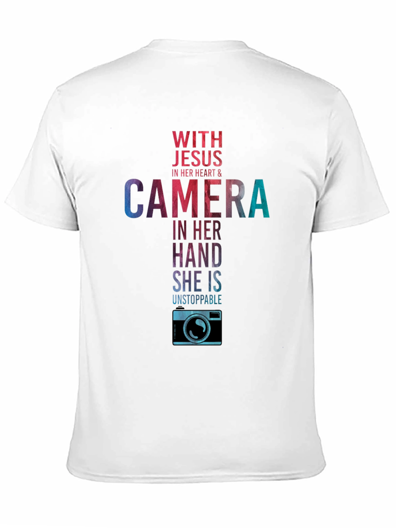 With Jesus & Camera T-Shirt