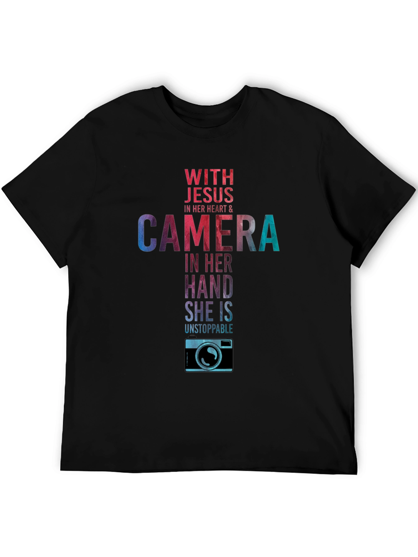 With Jesus & Camera T-Shirt