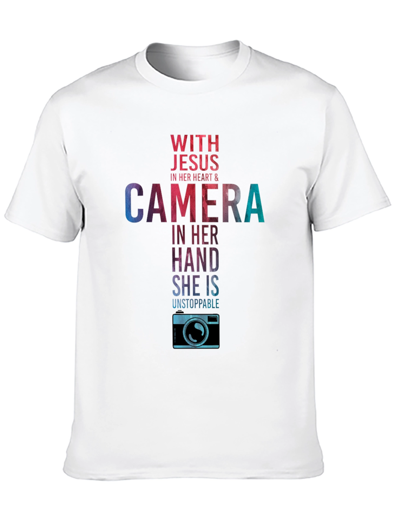 With Jesus & Camera T-Shirt