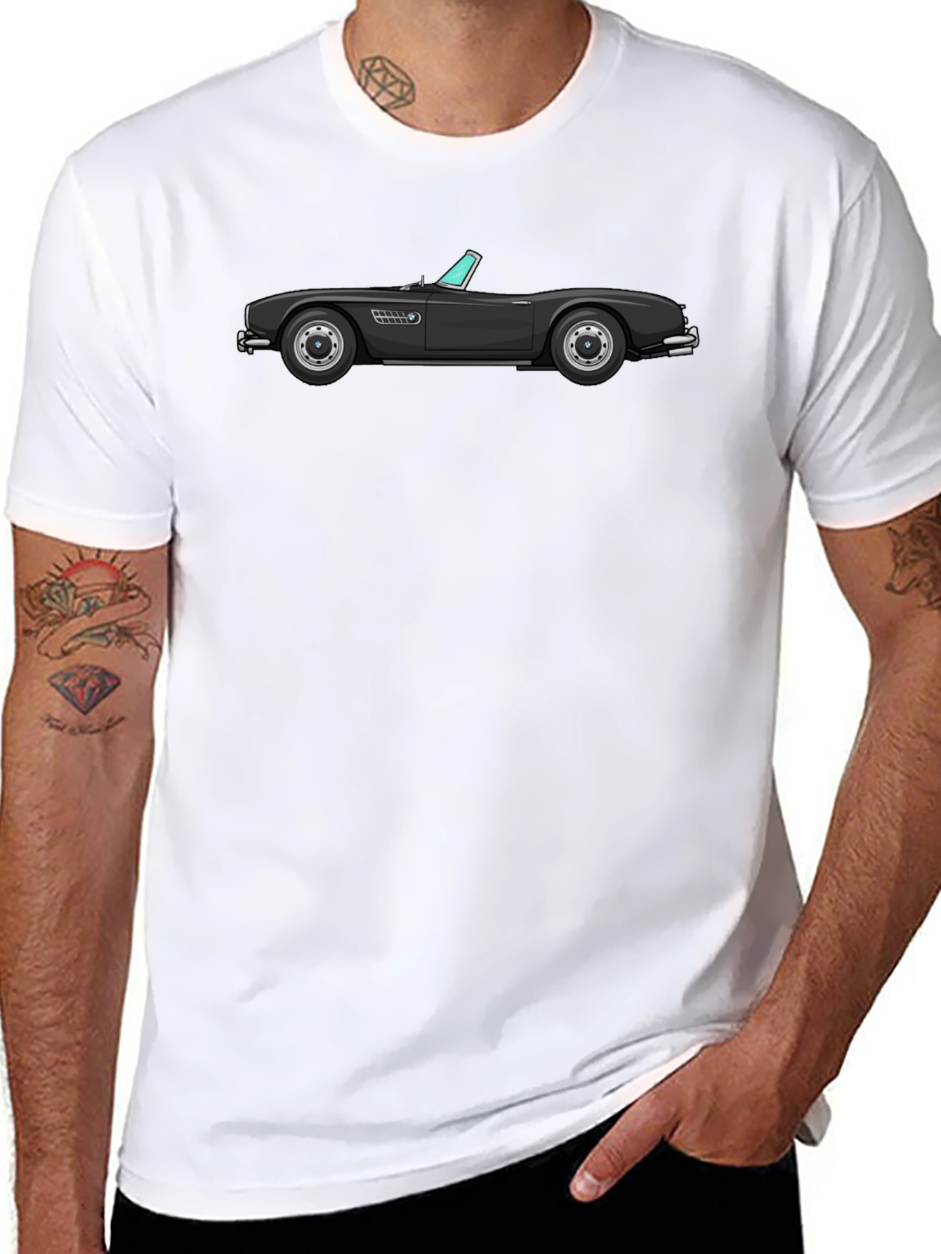 Classic Car Graphic Tee - Cool Automotive Design