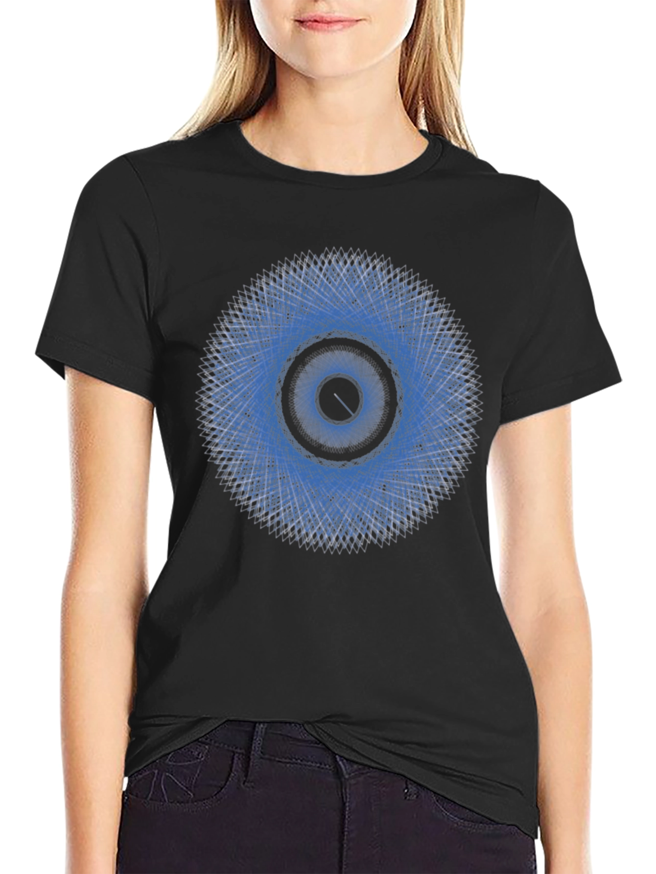 Geometric Pattern Tee - Eye Design