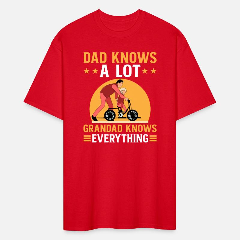 DAD KNOWS A LOT GRANDAD KNOWS EVERYTHING