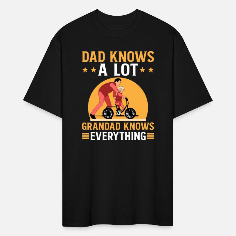 DAD KNOWS A LOT GRANDAD KNOWS EVERYTHING