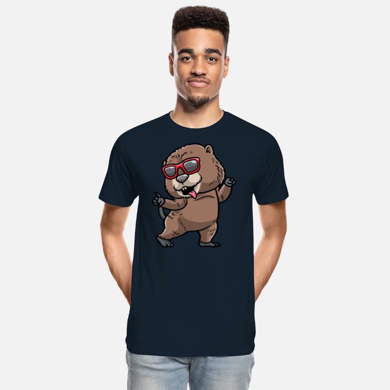 Dancing Muskrat Rodent With Sunglasses Dancer